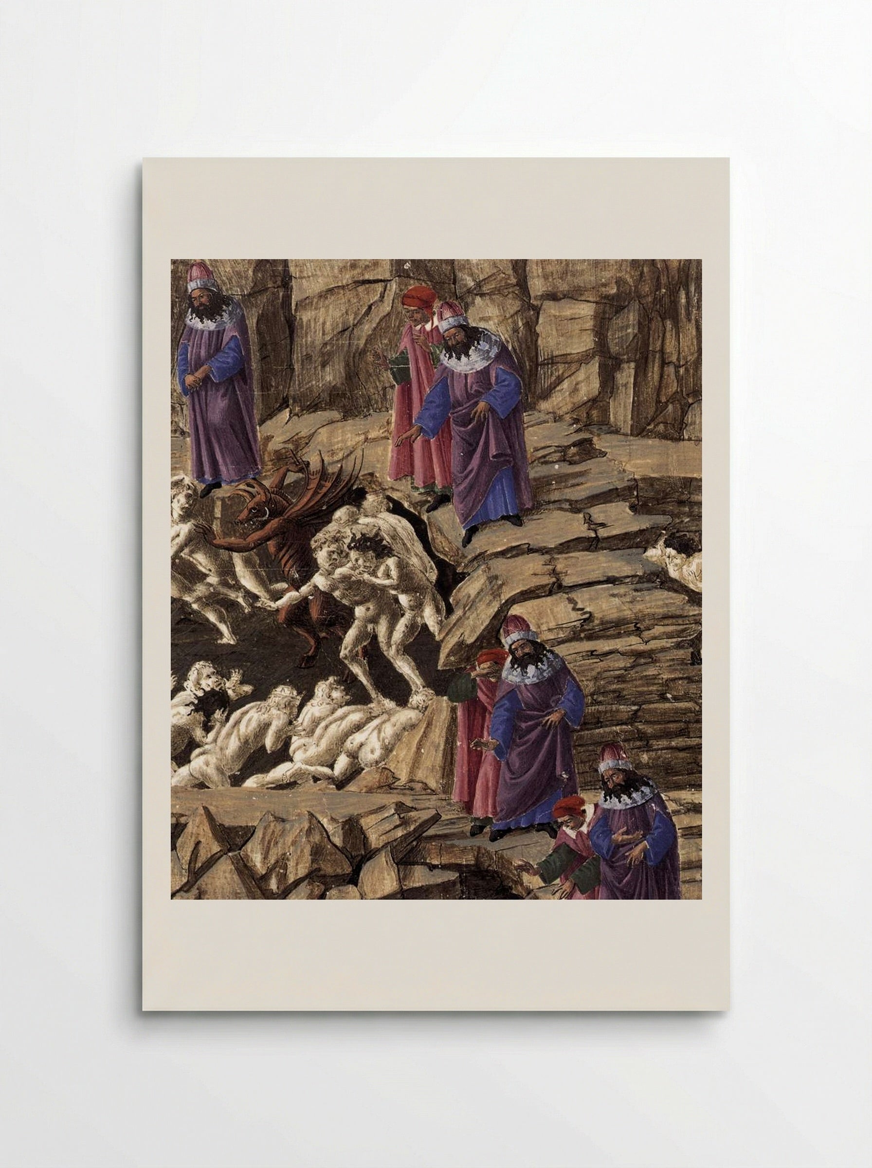 Inferno, Canto XVIII - Sandro Botticelli - Poster