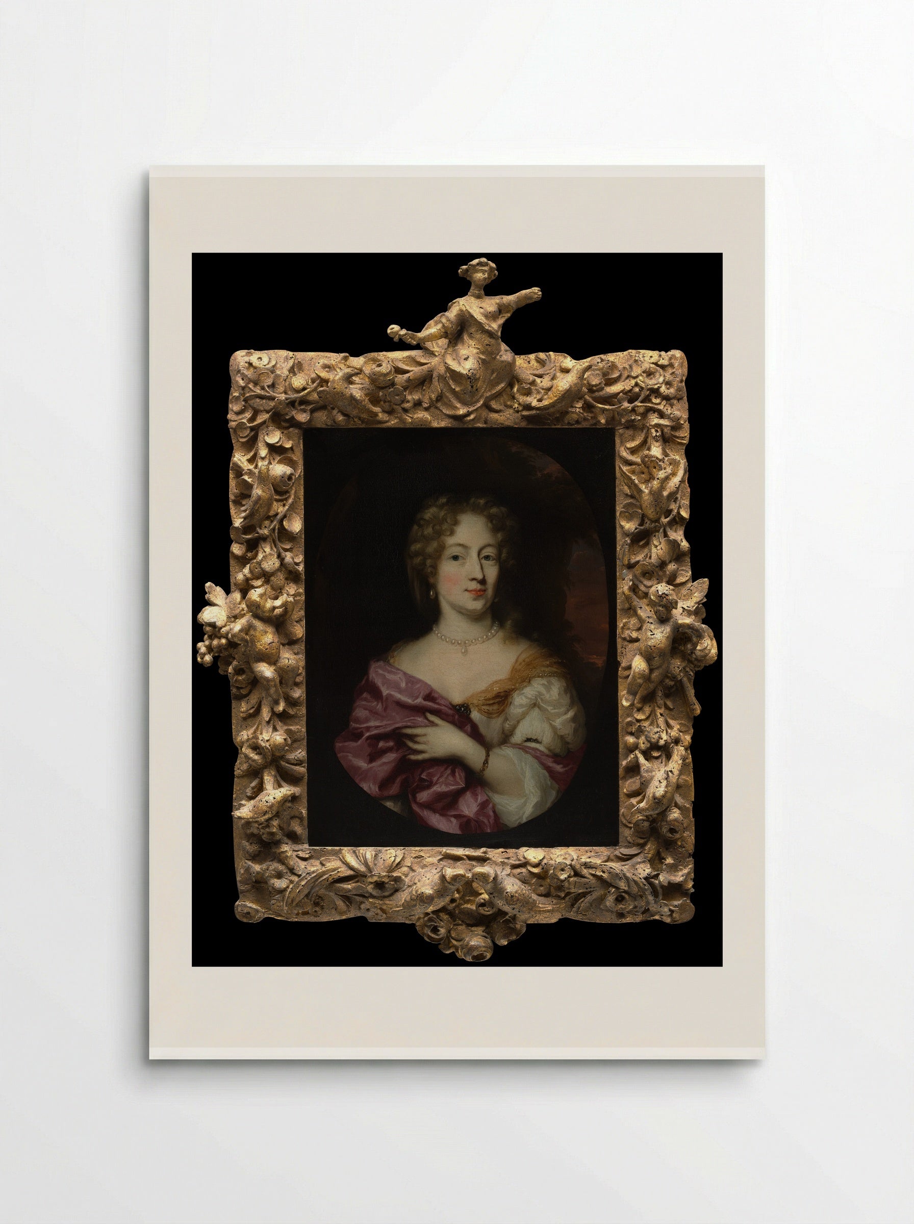 Ingena Rotterdam, Betrothed of Admiral Jacob Binkes - Nicolaes Maes - Poster