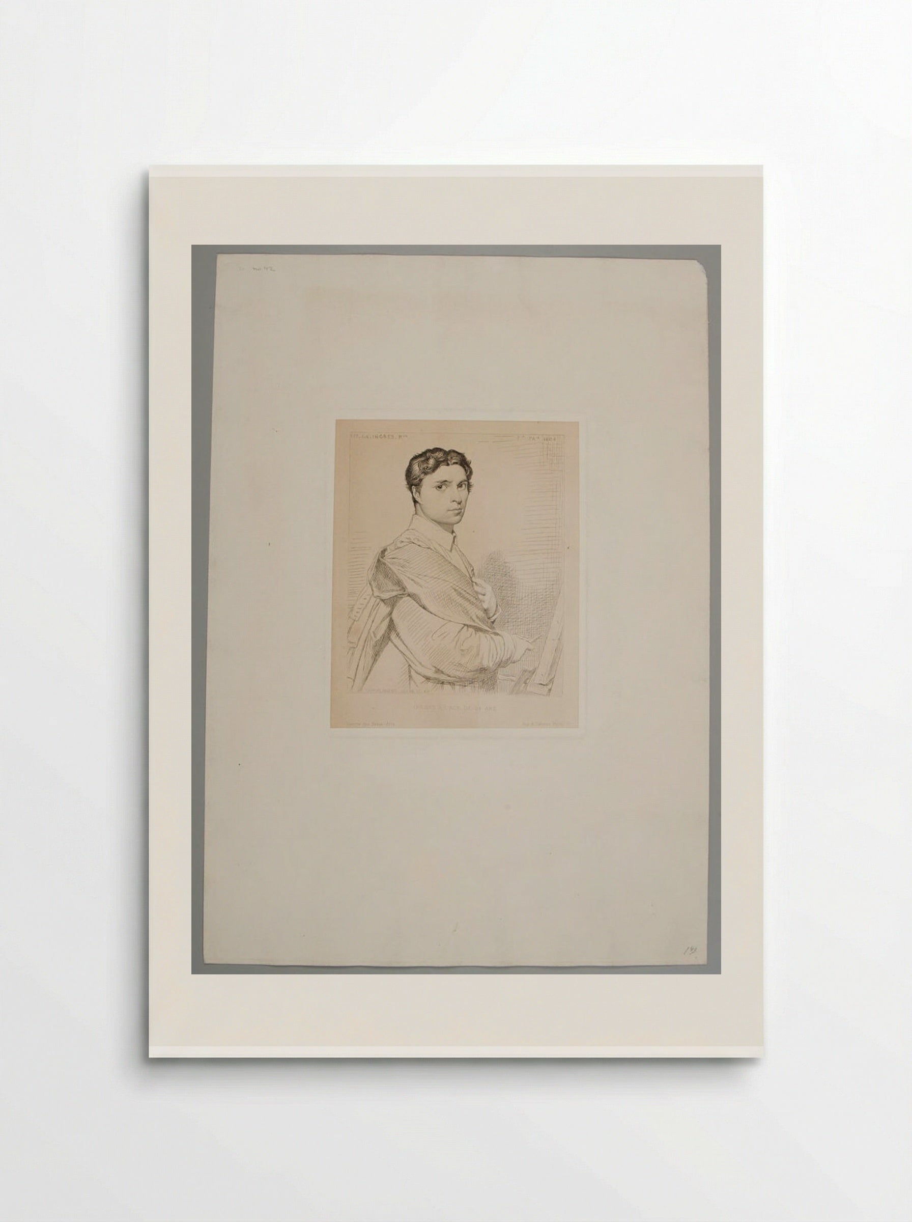 Ingres at the Age of 24 - Léopold Flameng - Poster
