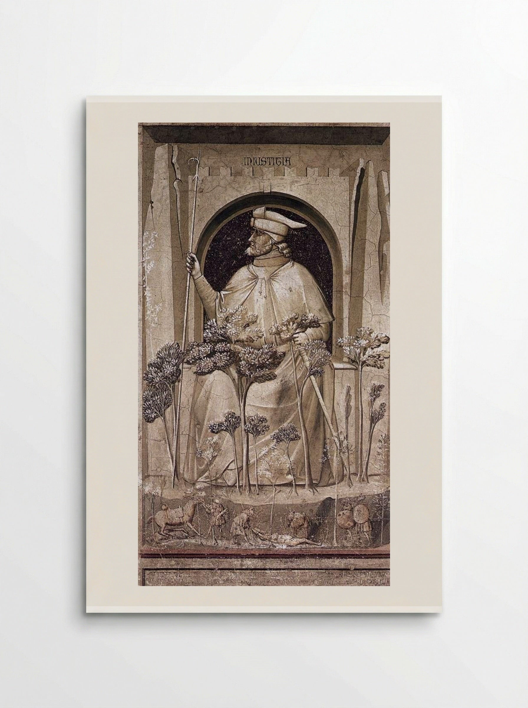Injustice (Injustitia) - Giotto di Bondone - Poster