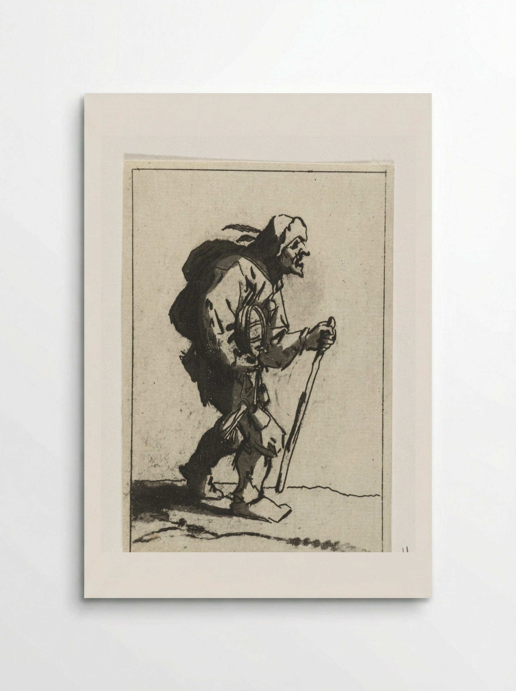 Inkt- en pennenkoopman - Anthonie van den Bos - Poster