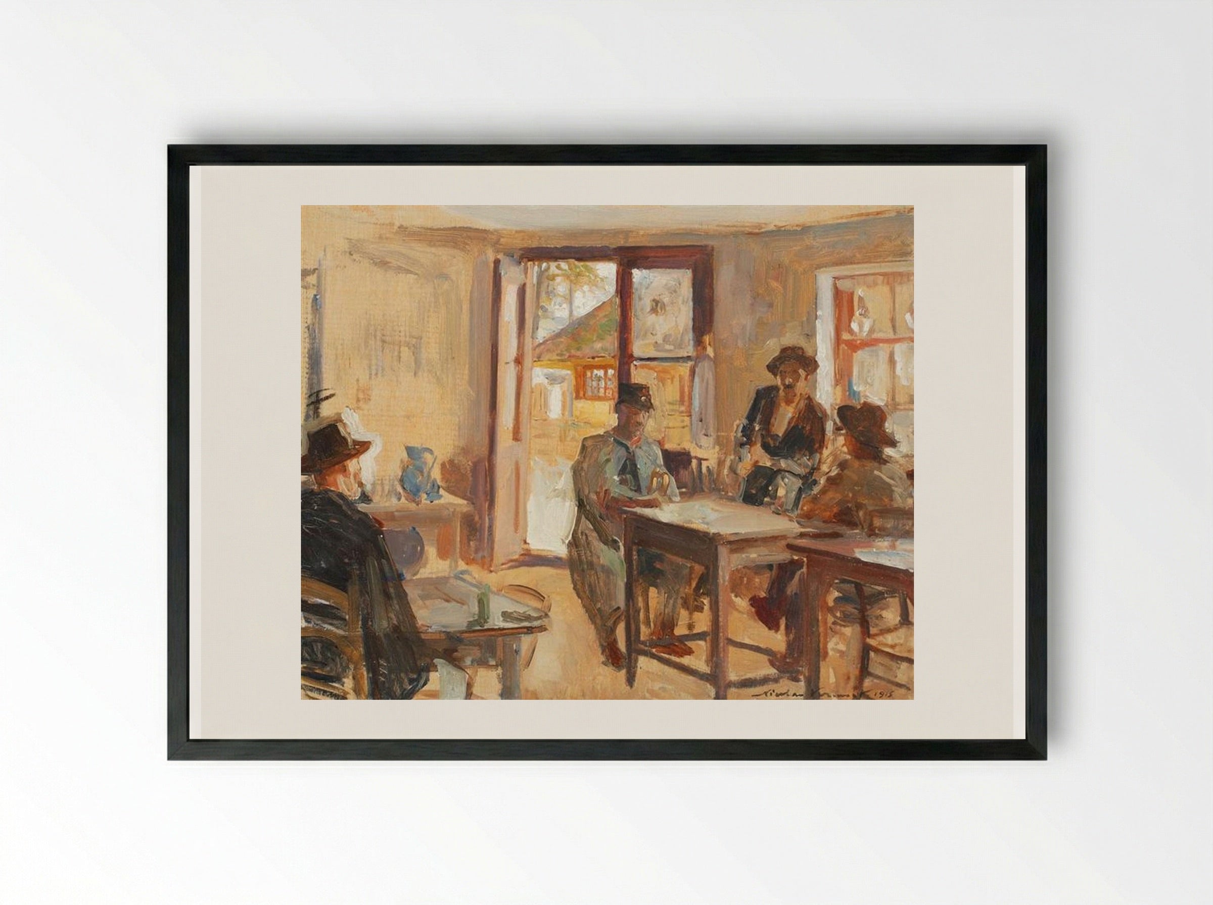Inn - Nicolae Vermont - Framed Print Black