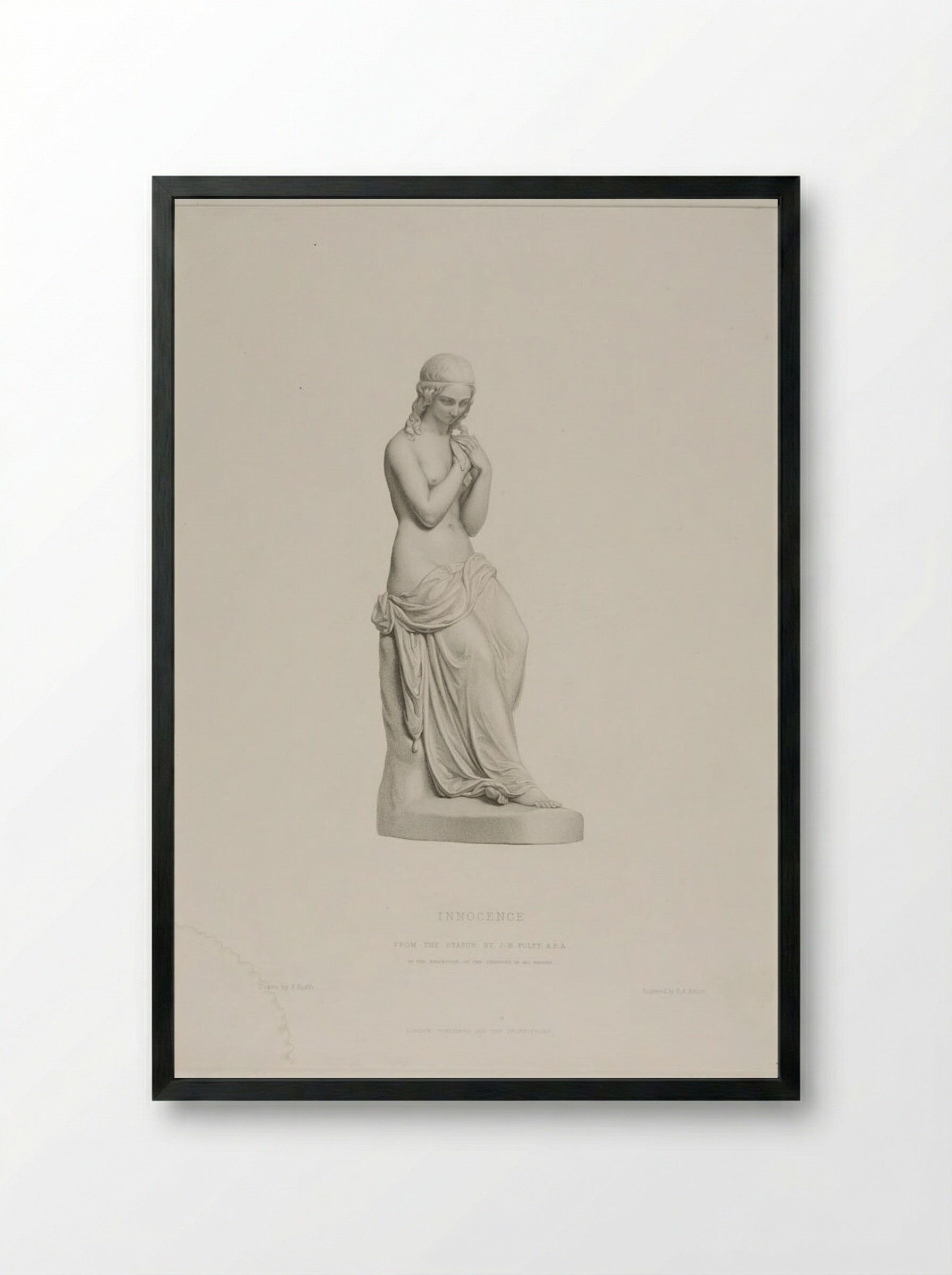 Innocence - Richard Austin Artlett - Framed Print Black