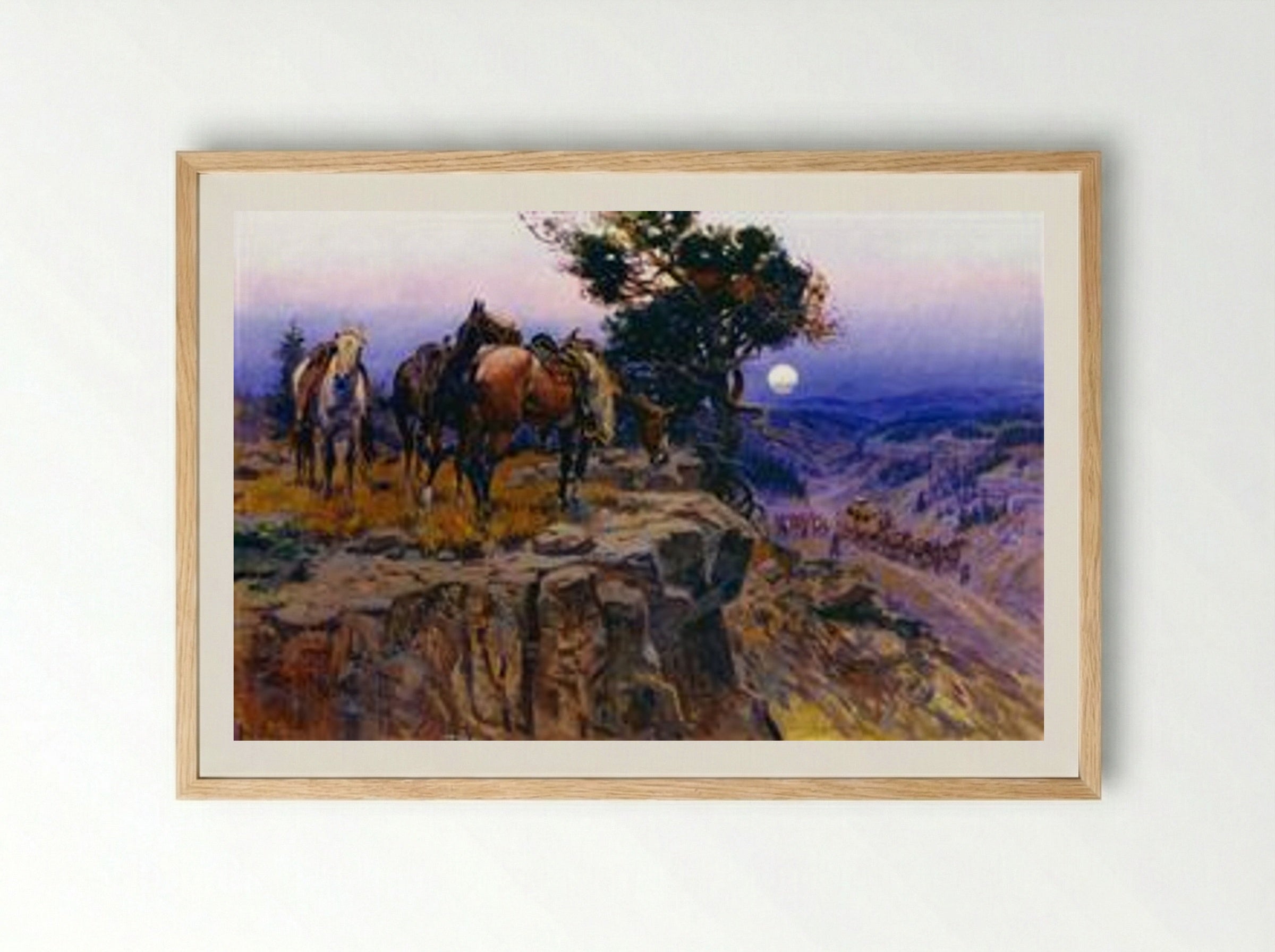 Innocent Allies - Charles M. Russell - Framed Print Wood