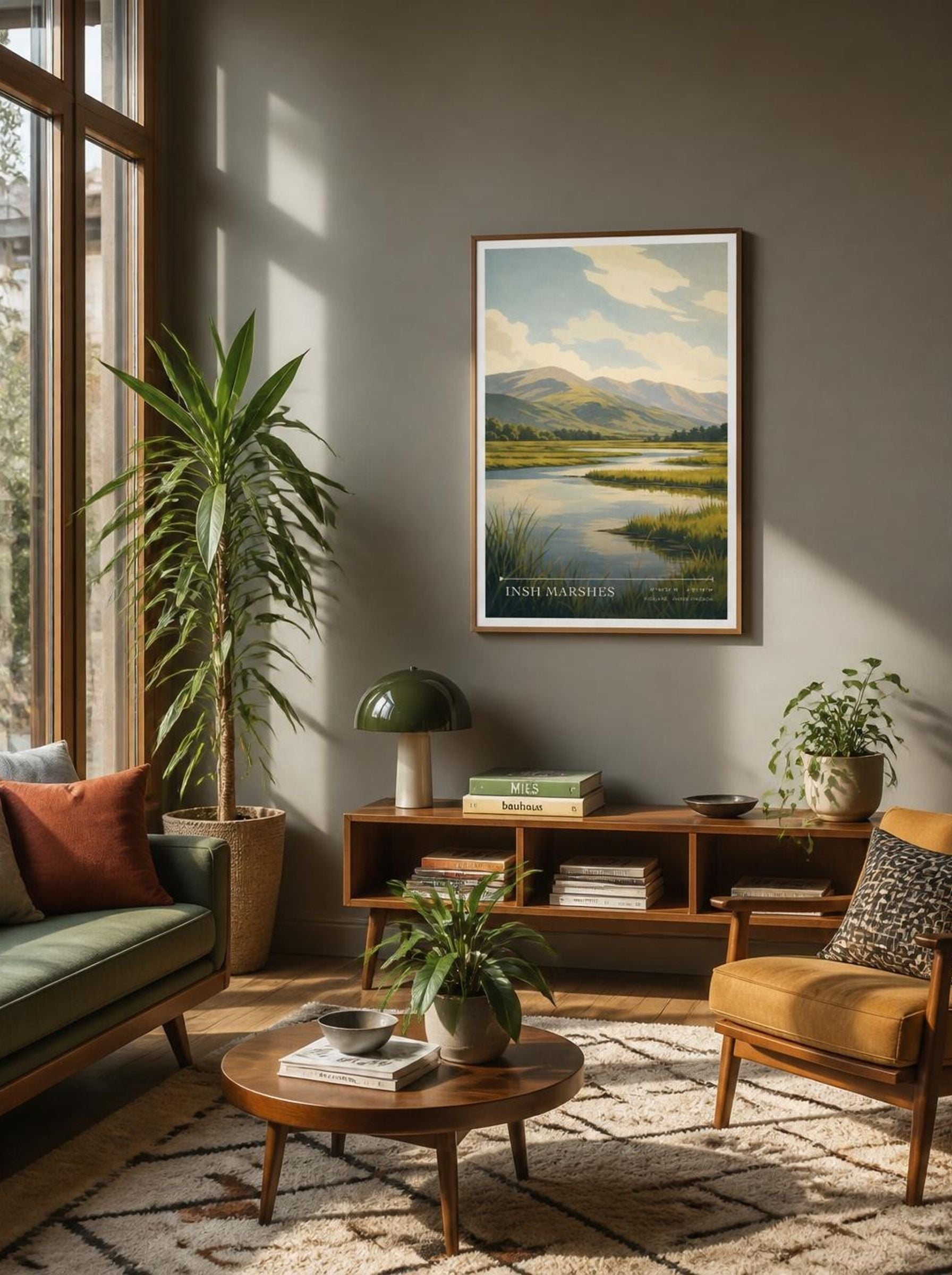 Insh Marshes Highland United Kingdom Travel Poster - Lifestyle