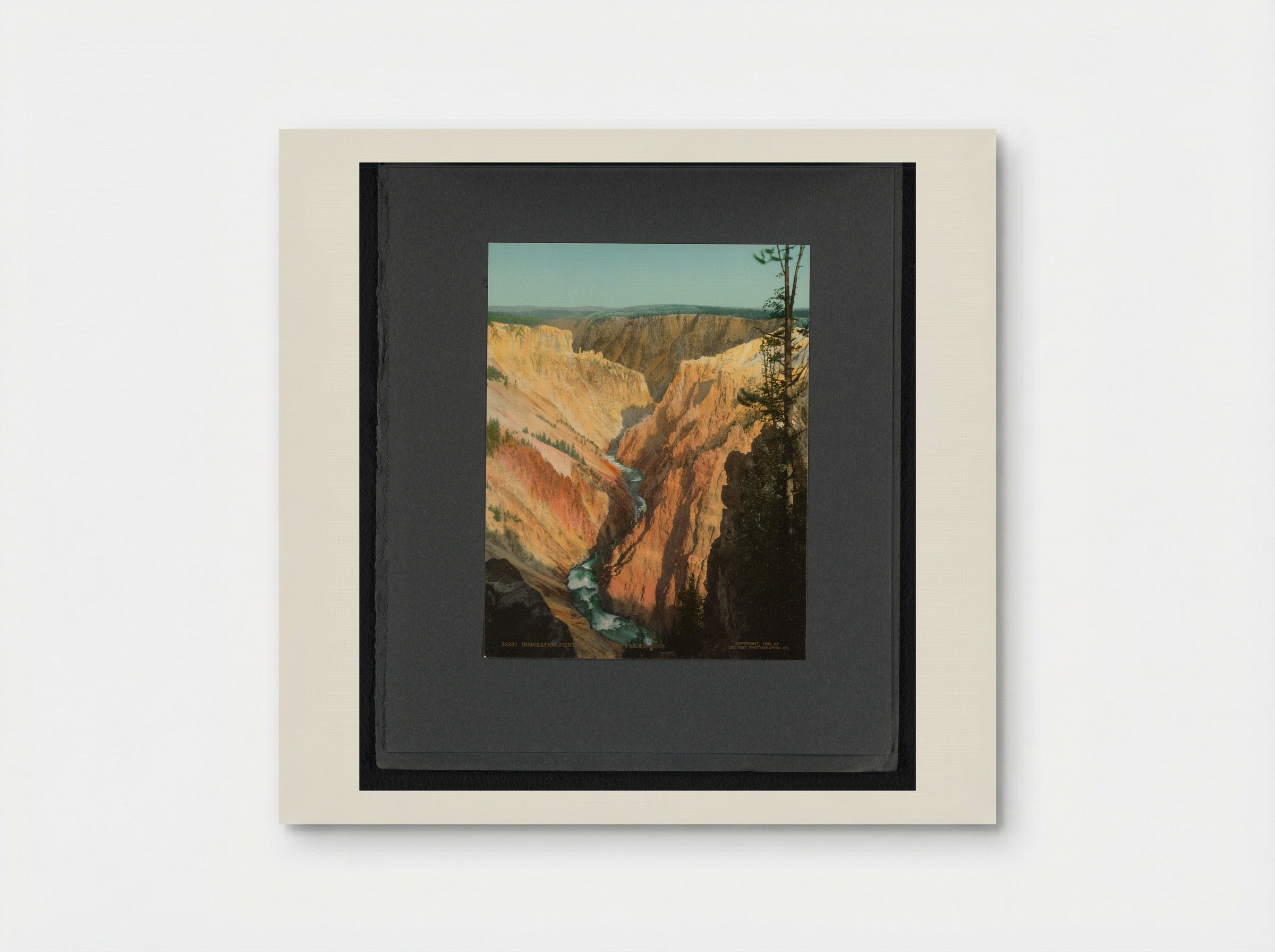 Inspiration Point, Yellowstone National Park - William Henry Jackson - Poster