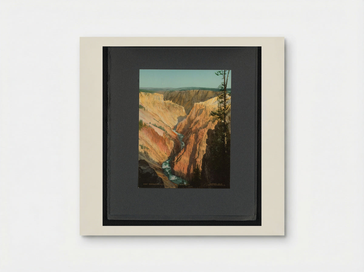 Inspiration Point, Yellowstone National Park - William Henry Jackson - Poster