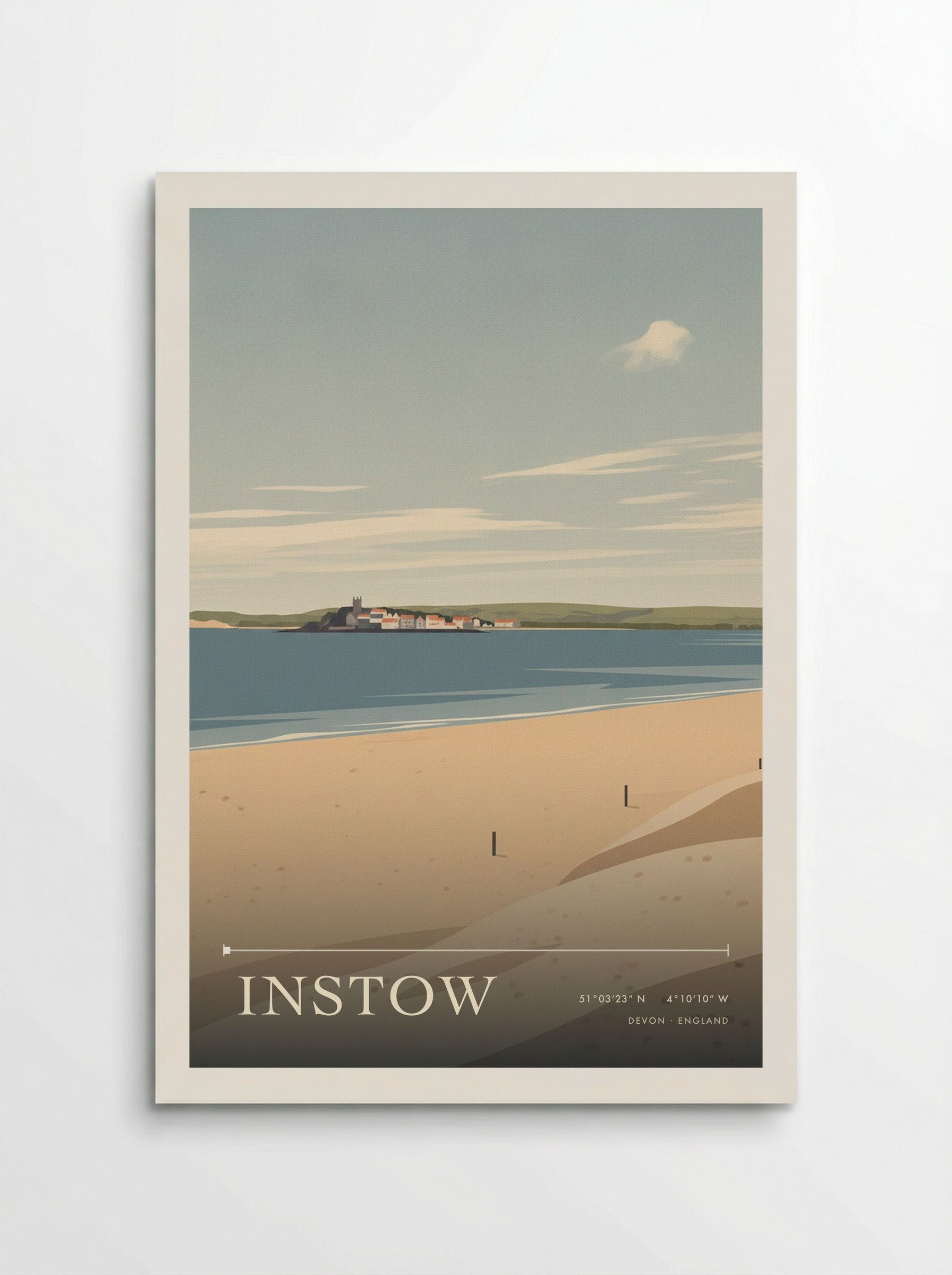 Instow Devon England Travel Poster - Poster