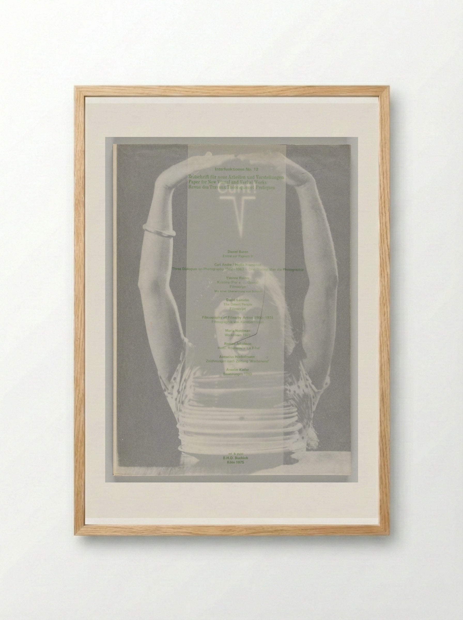 Interfunktionen No. 12 - Various Artists - Framed Print Wood