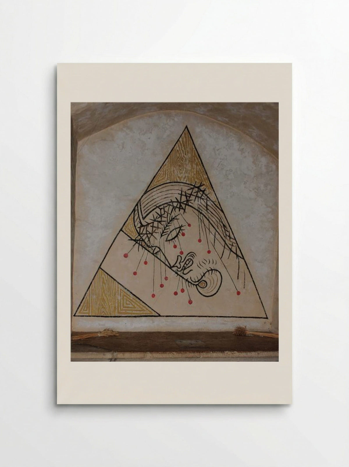 Interieur chapelle Saint Blaise - Jean Cocteau - Poster