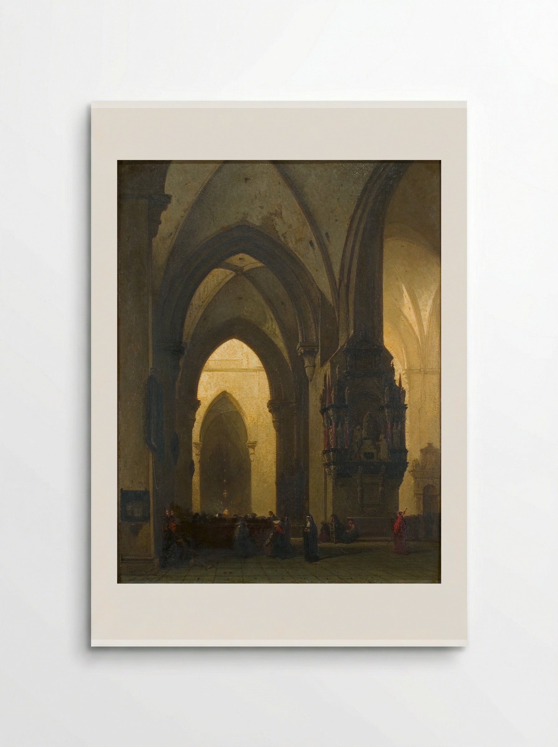 Interieur van de Domkerk te Trier - Johannes Bosboom - Poster