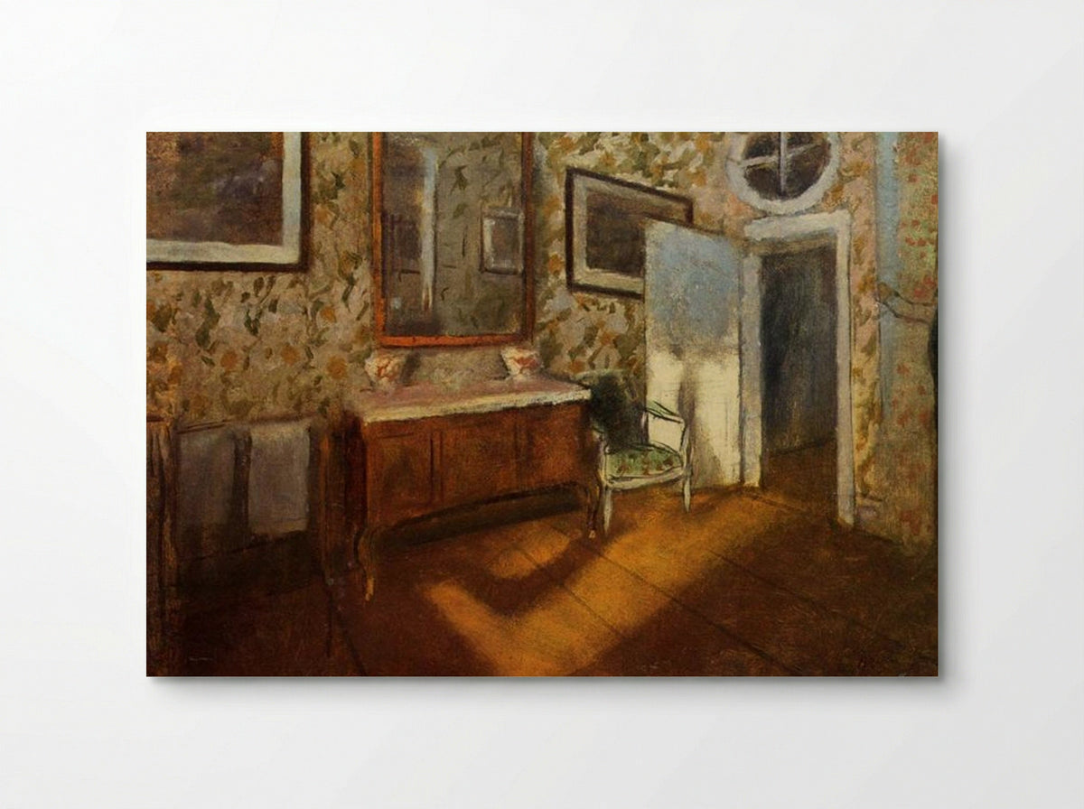 Interior at Menil-Hubert - Edgar Degas - Poster