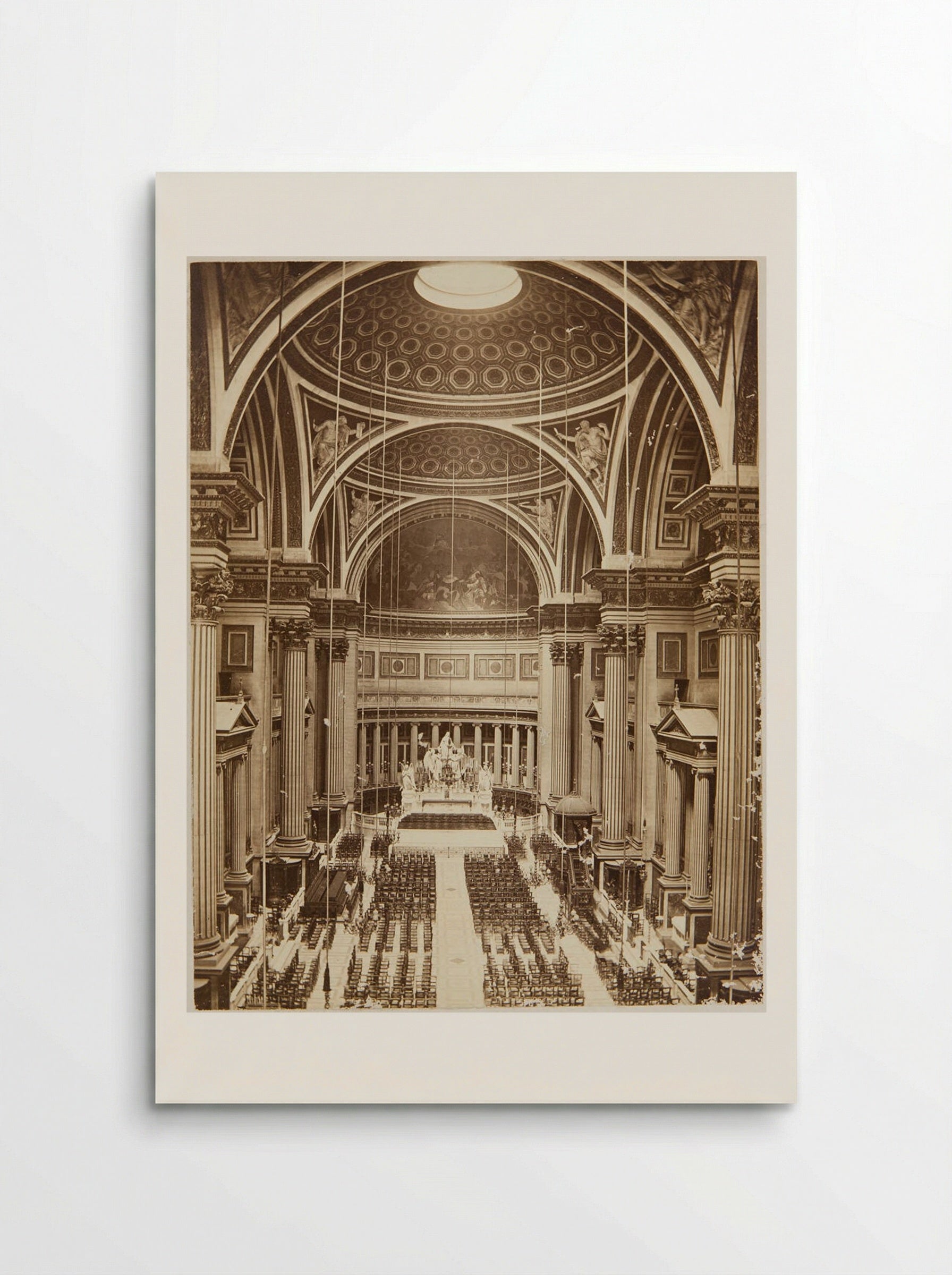 Interior of La Madeleine, Paris - Fine Art Print - Poster
