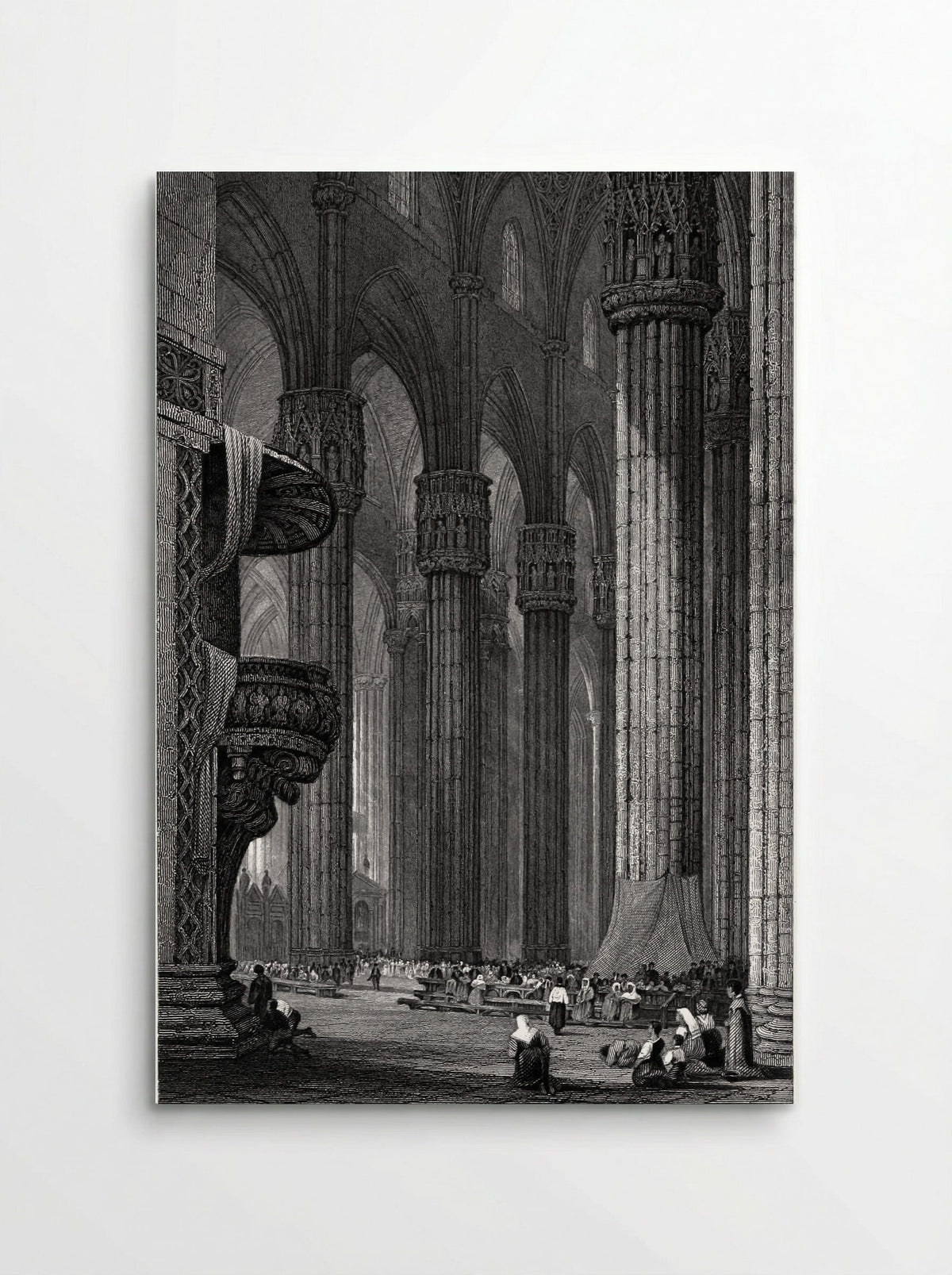 Interior of Milan Cathedral - Samuel Prout - Poster