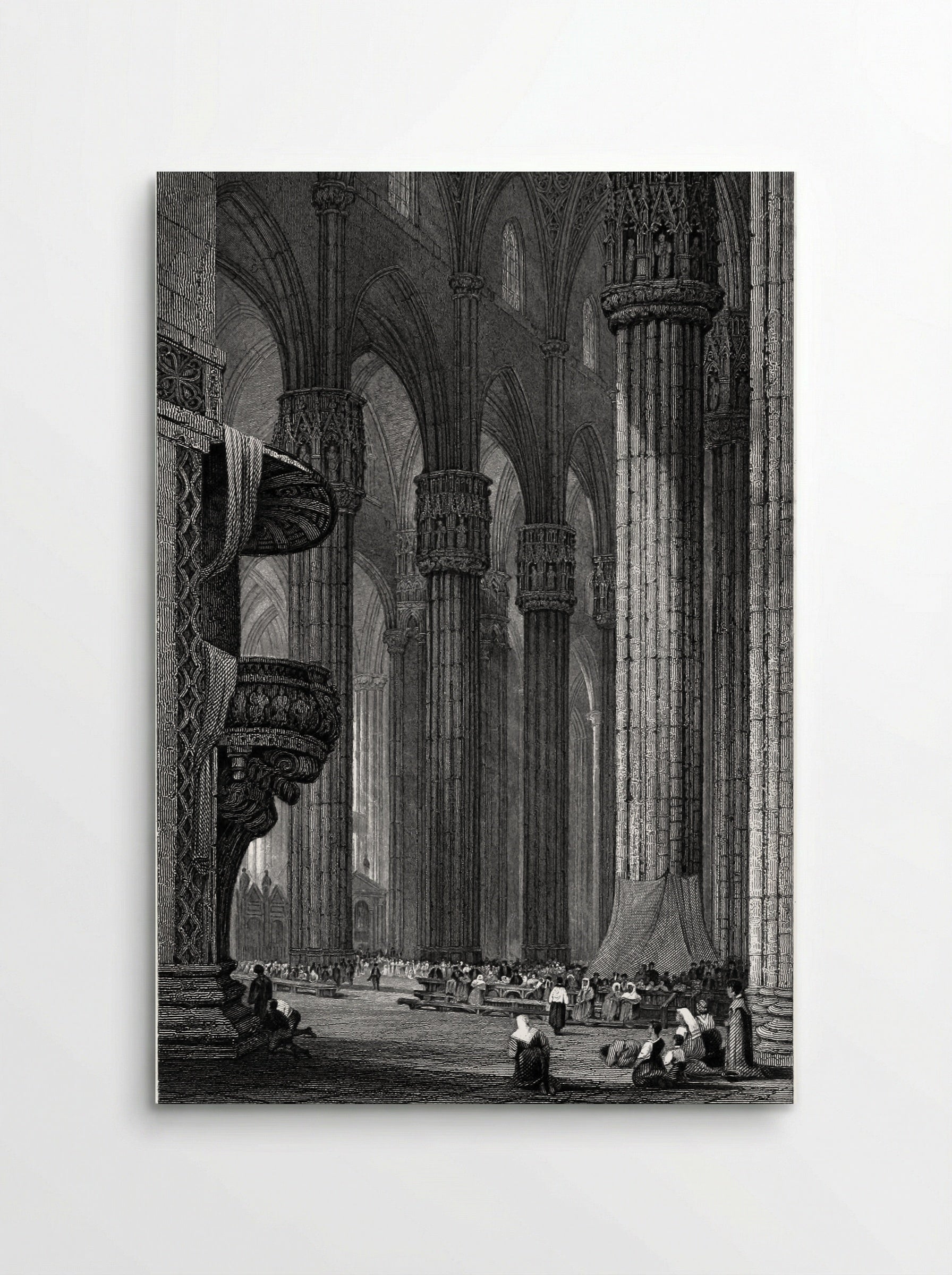 Interior of Milan Cathedral - Samuel Prout - Poster