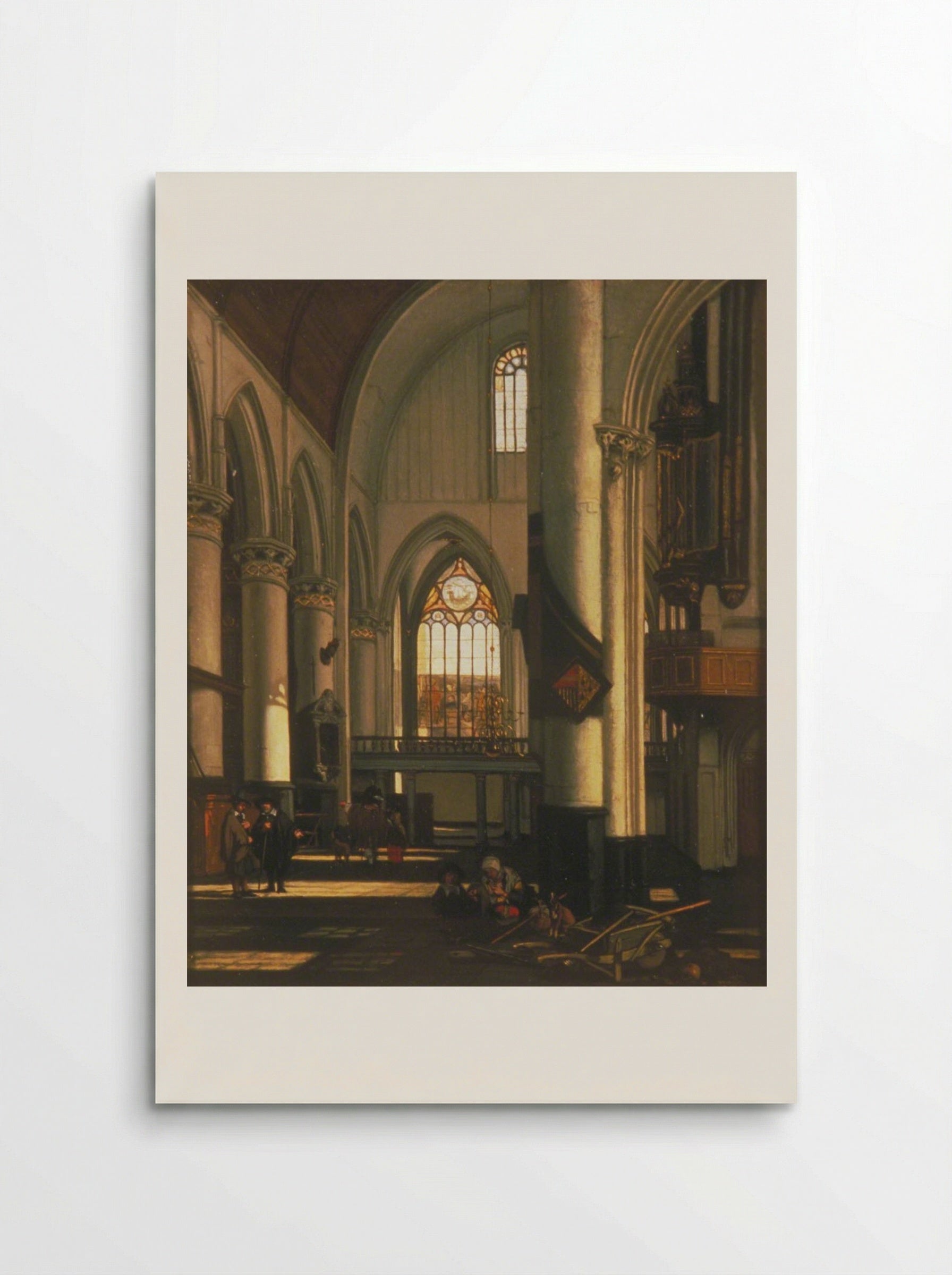 Interior of a Church - Emanuel de Witte - Poster