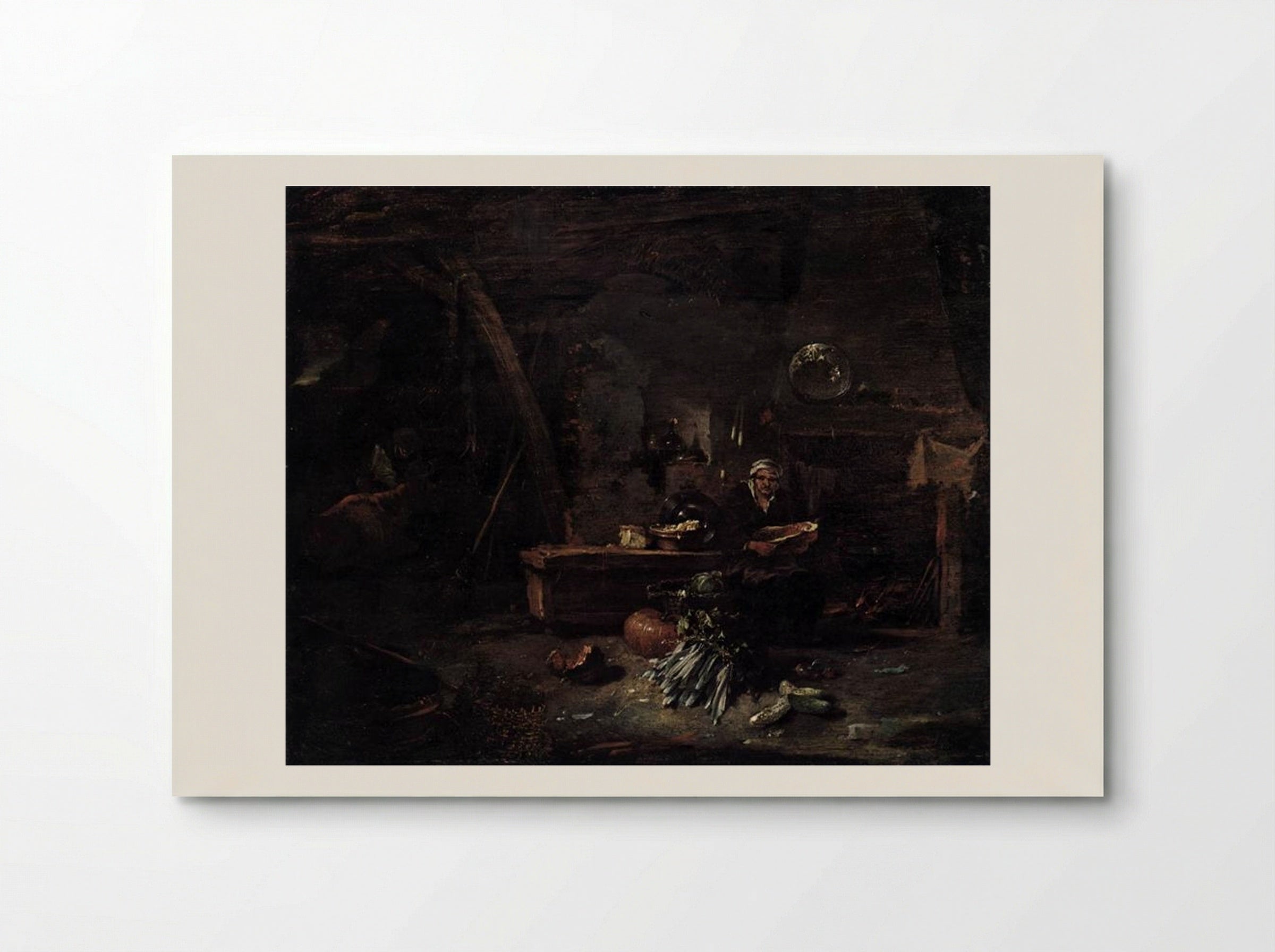 Interior of a Kitchen - Willem Kalf - Poster