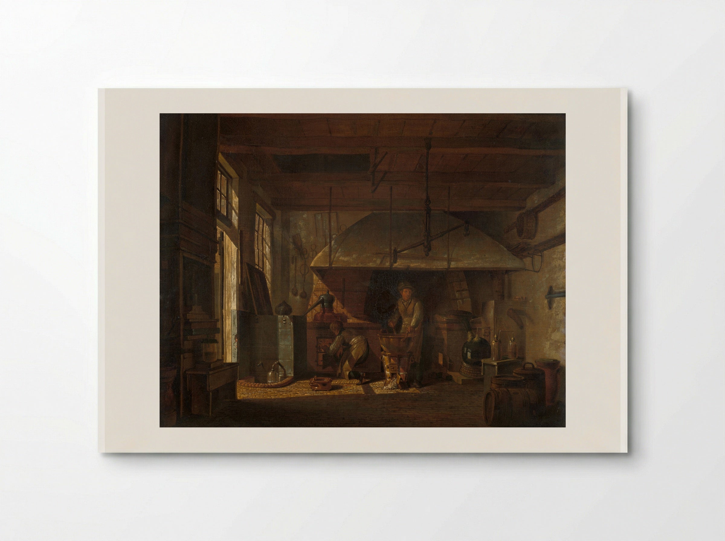 Interior of the 'Stoockhuys' of Apothecary A. d'Ailly - Johannes Jelgerhuis - Poster