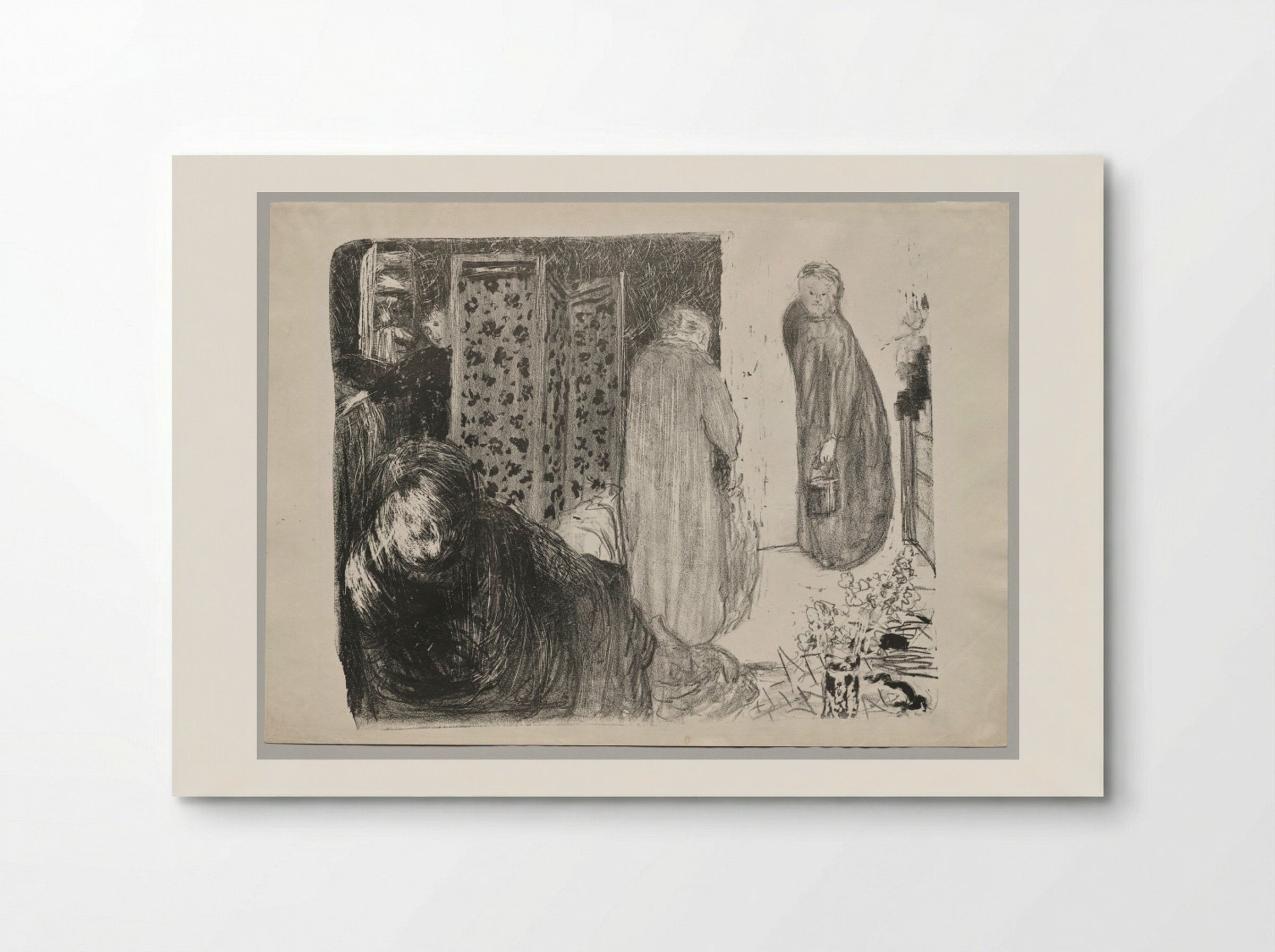 Interior with a Screen - Édouard Vuillard - Poster