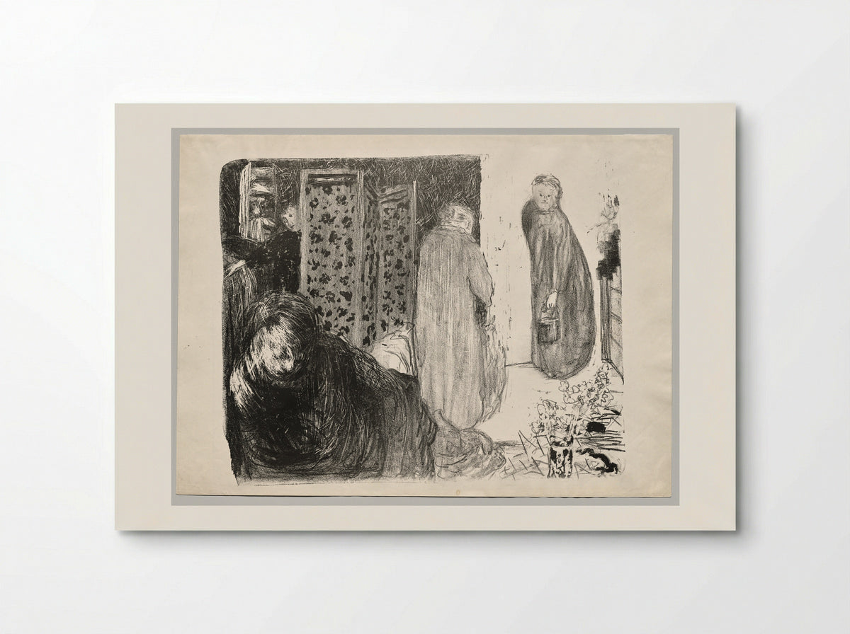 Interior with a Screen - Édouard Vuillard - Poster