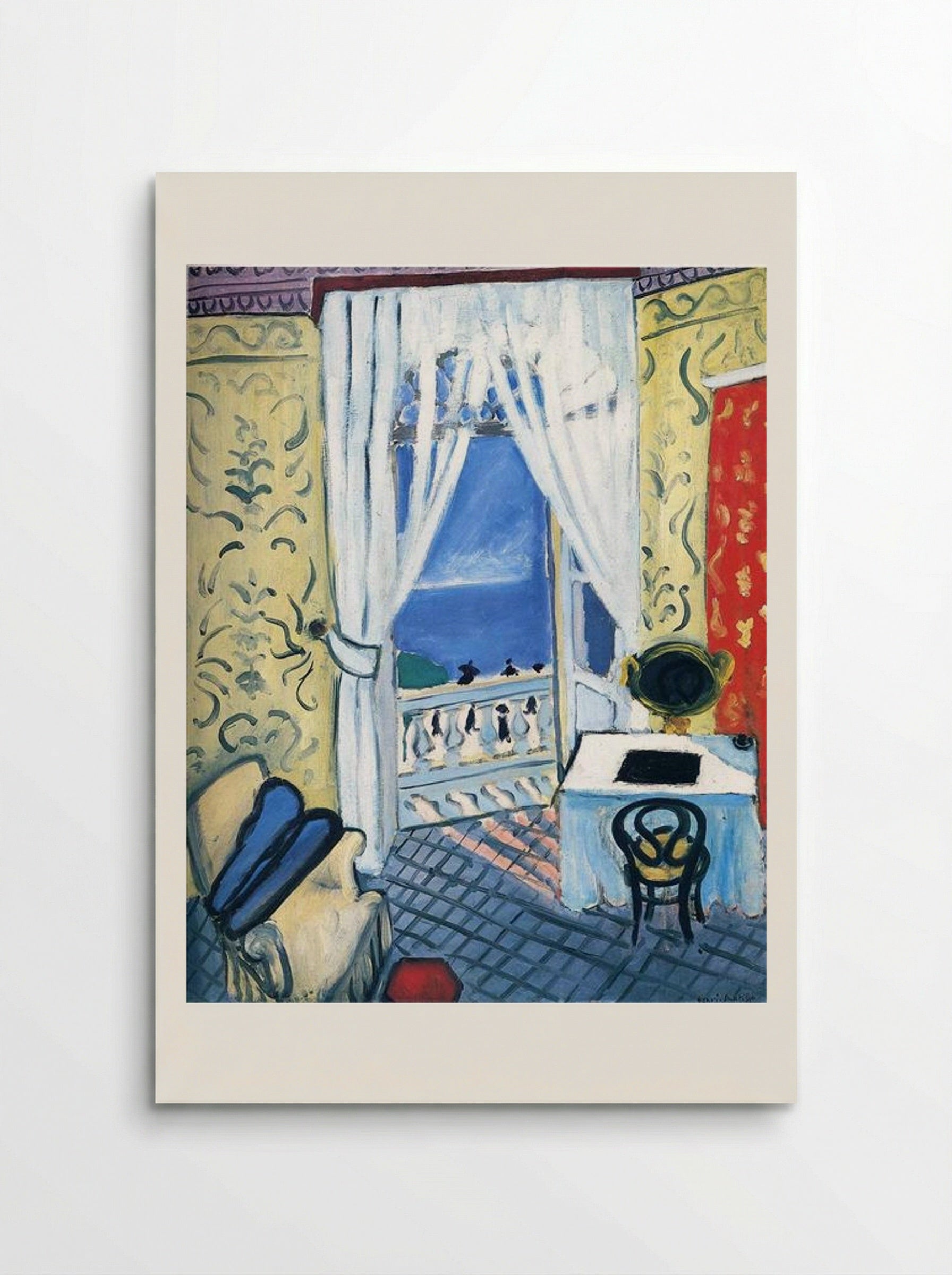 Interior with a Violin Case - Henri Matisse - Poster