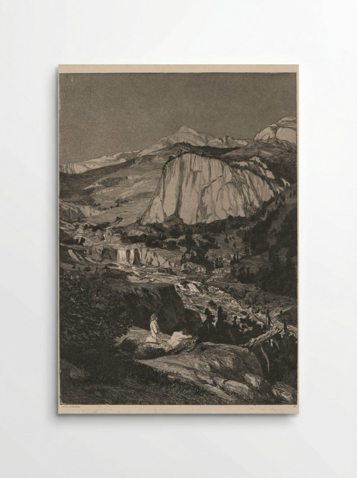 Intermezzo: Moonlit Night (Opus IV, 5) - Max Klinger - Poster