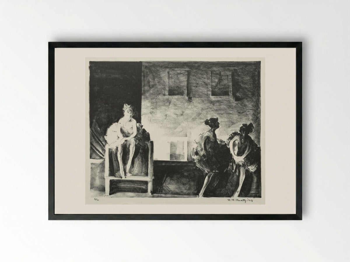 Intermission - Richard Beatty - Framed Print Black