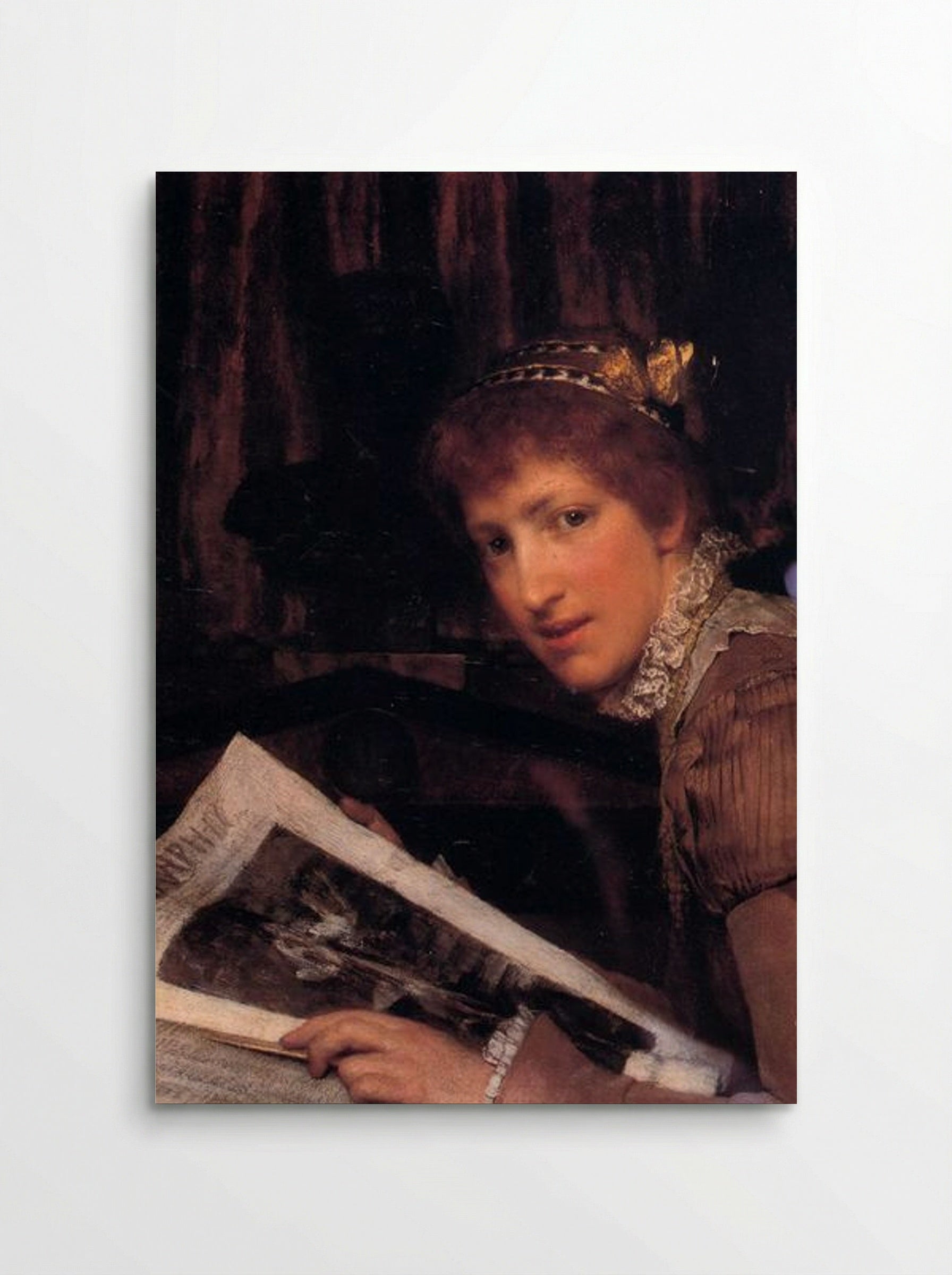 Interrupted - Sir Lawrence Alma-Tadema - Poster