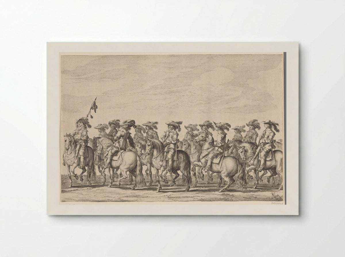 Intocht van Maria de Médicis te Amsterdam (plaat 4) - Pieter Nolpe - Poster