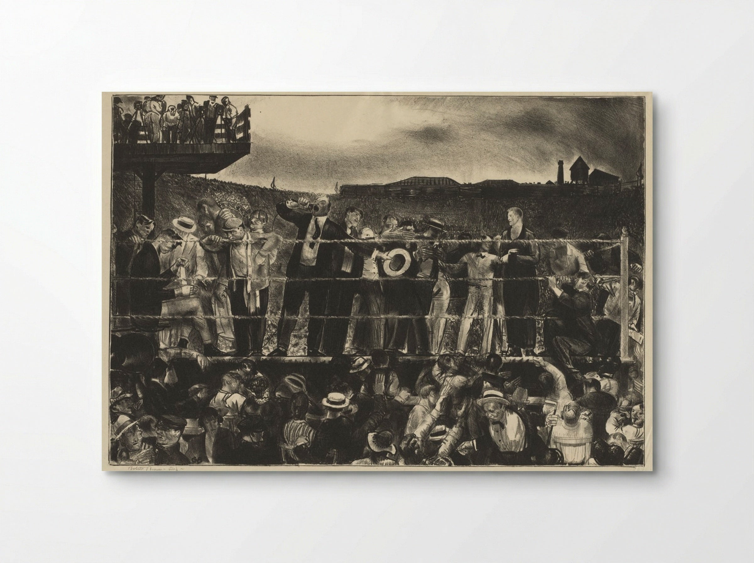 Introducing Georges Carpentier - George Bellows - Poster