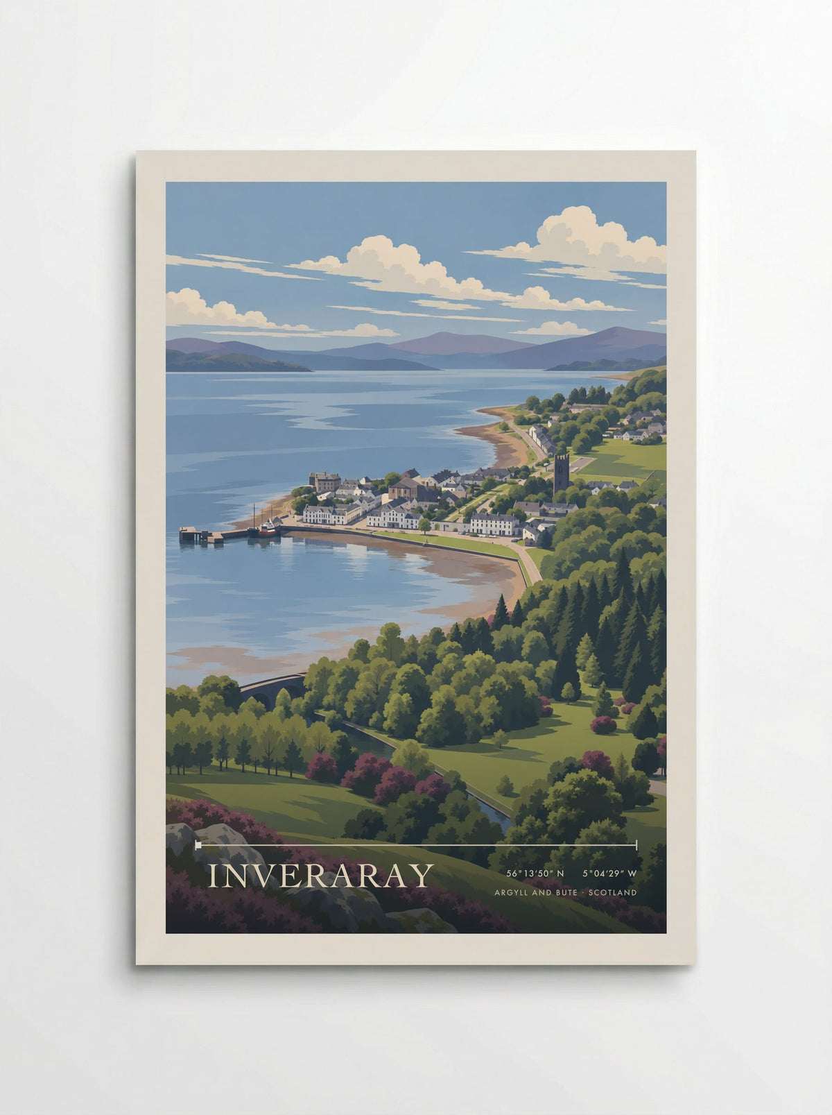 Inveraray, Argyll and Bute | Travel Poster - Poster