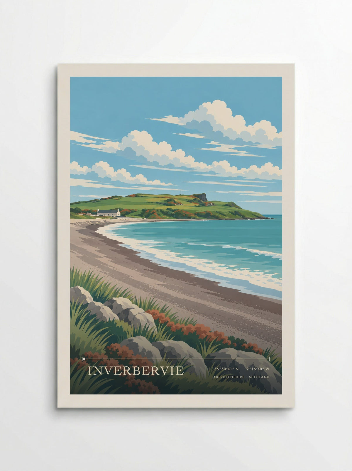 Inverbervie, Aberdeenshire | Travel Poster - Poster