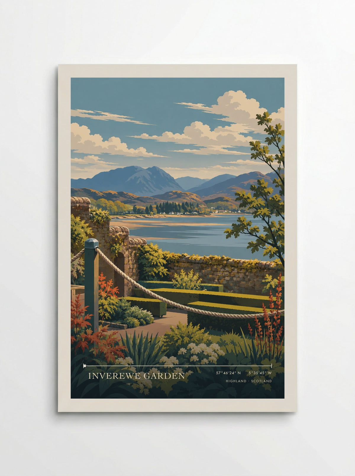Inverewe Garden, Highland | Travel Poster - Poster