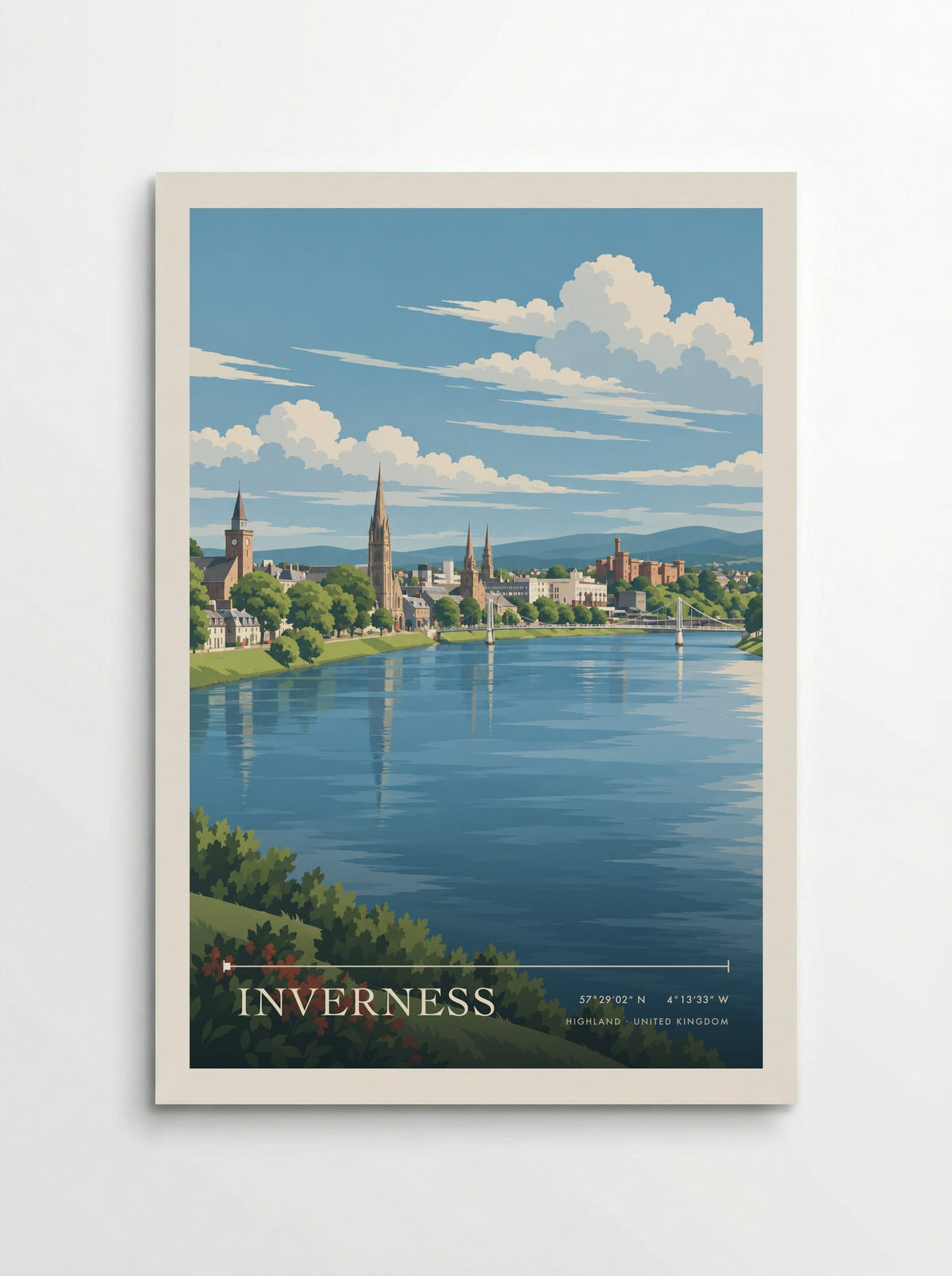 Inverness, Highland | Travel Poster - Poster