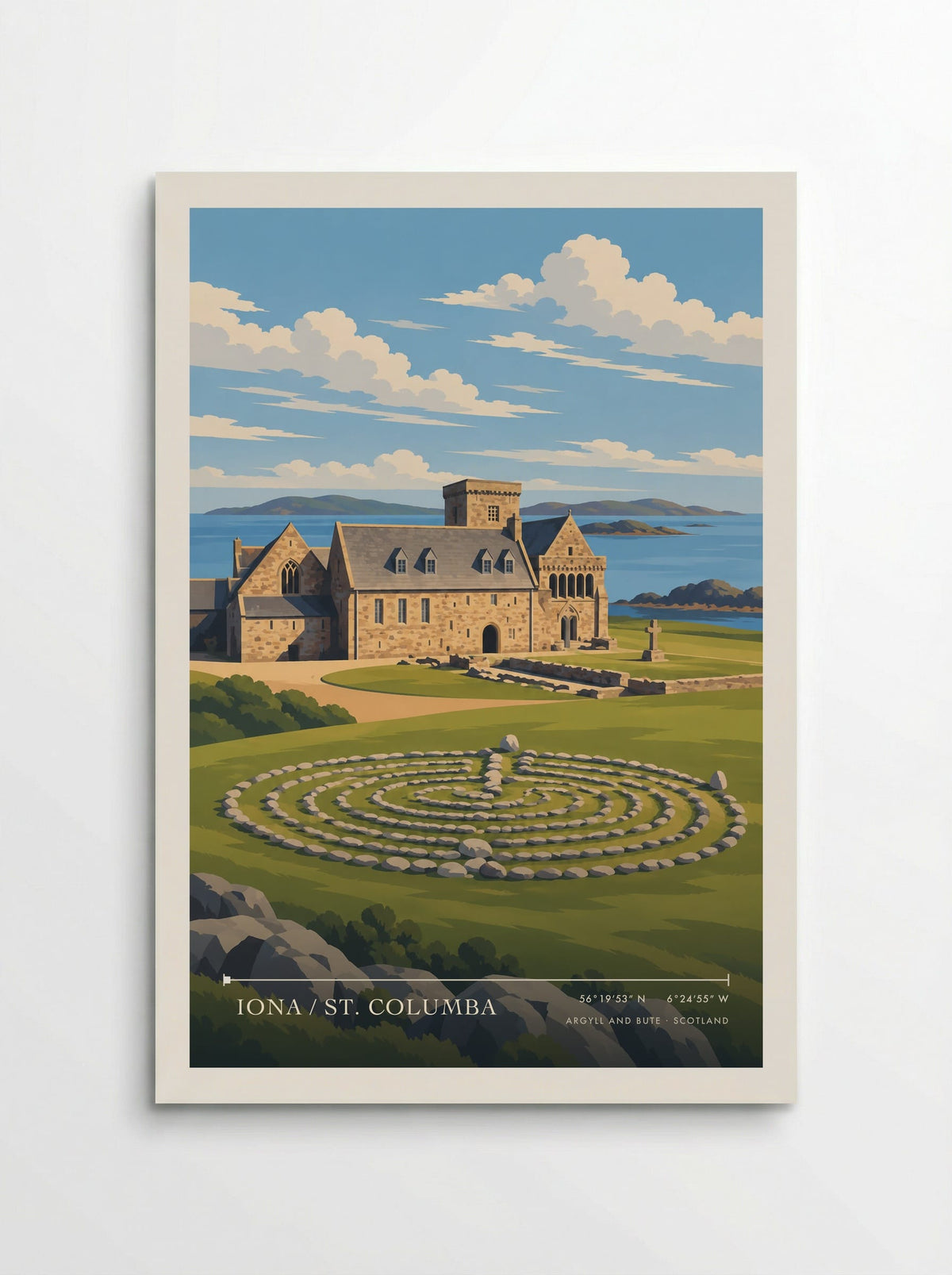 Iona / St. Columba, Argyll and Bute | Travel Poster - Poster