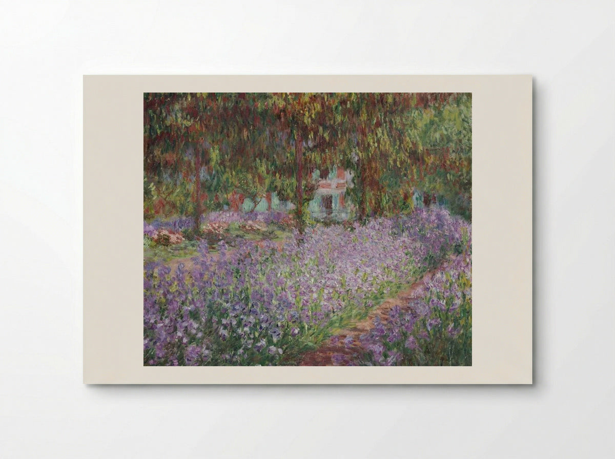 Irises in Monet's Garden - Claude Monet - Poster