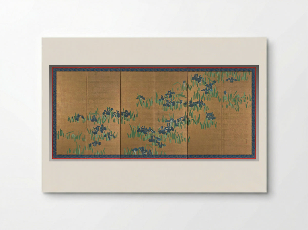Irises - Watanabe Shikō - Poster