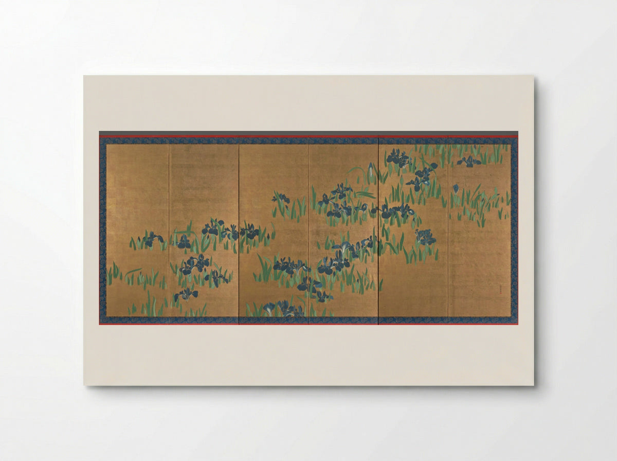 Irises - Watanabe Shikō - Poster