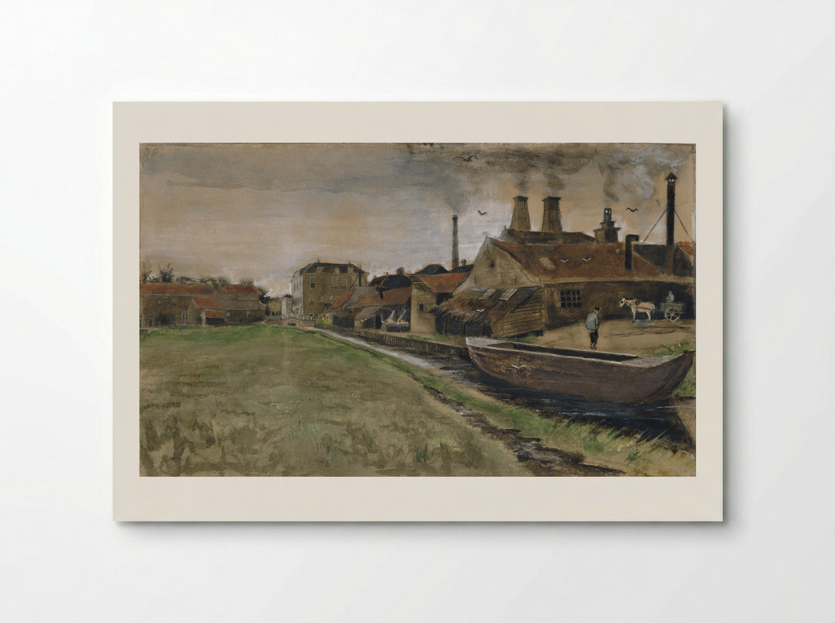Iron Mill in The Hague - Vincent van Gogh - Poster