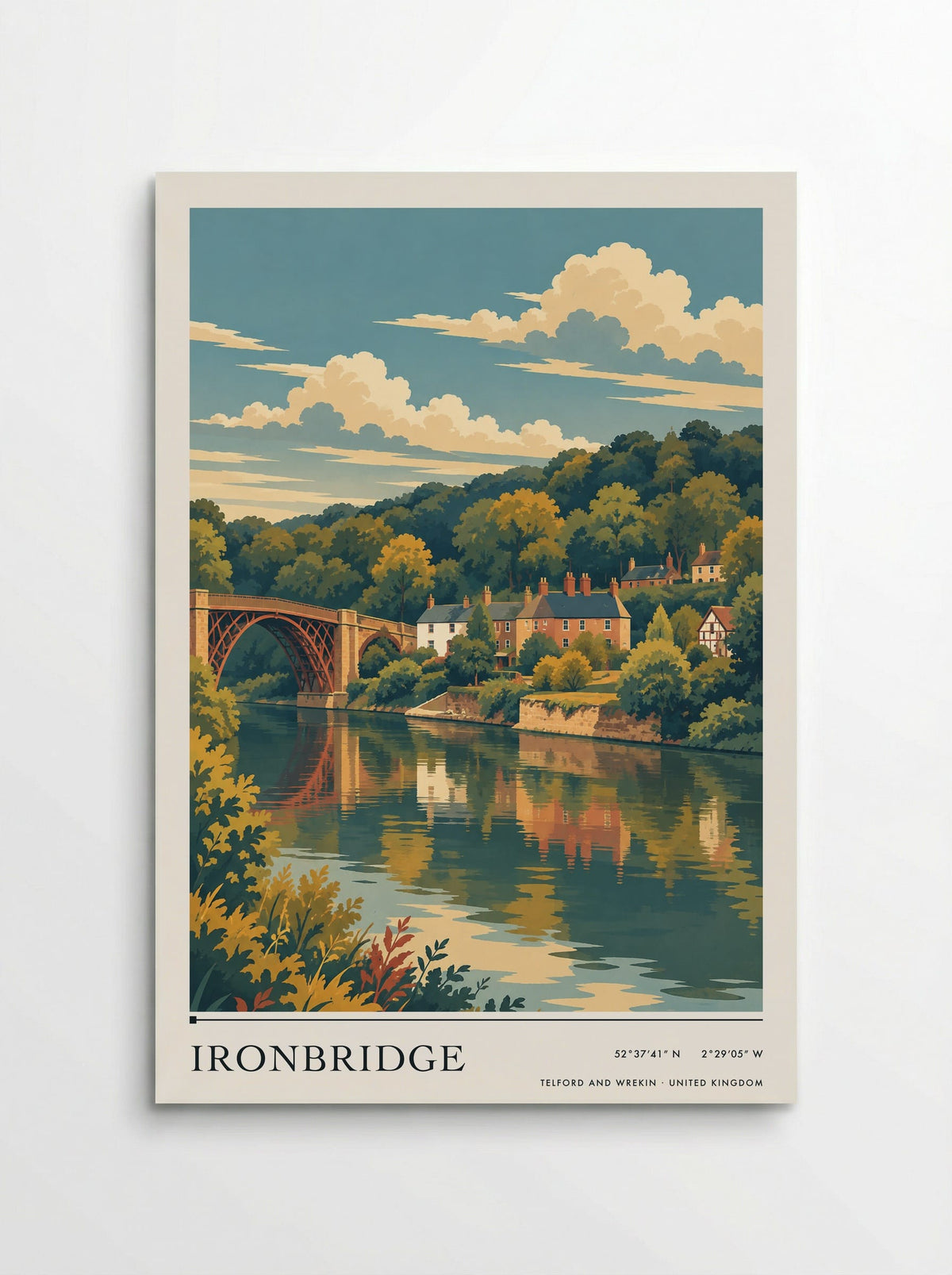 Ironbridge, Telford and Wrekin | Travel Poster - Poster