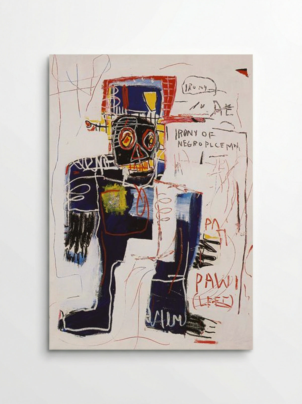Irony of the Negro Policeman - Jean-Michel Basquiat - Poster
