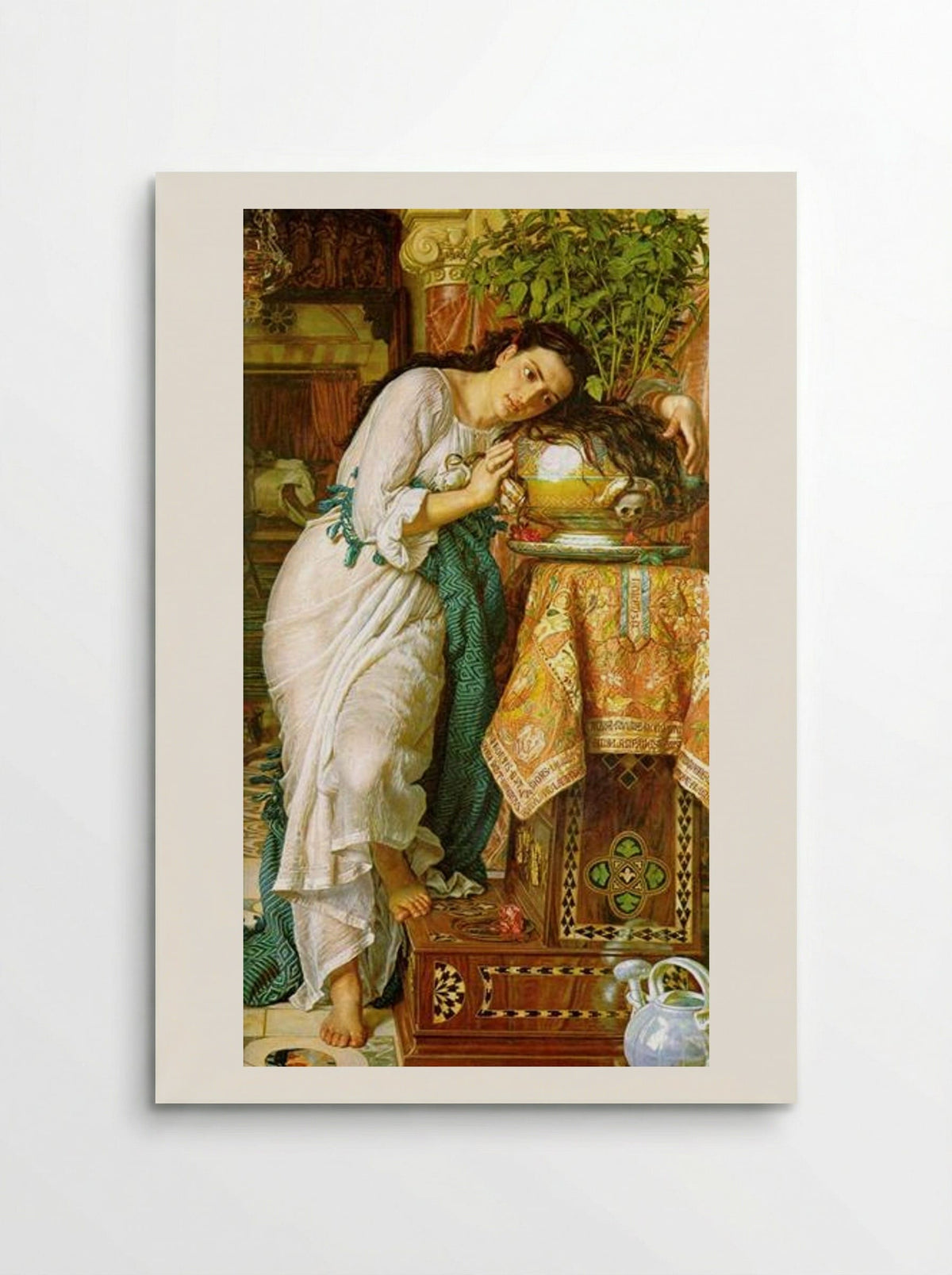 Isabella and the Pot of Basil - William Holman Hunt - Poster