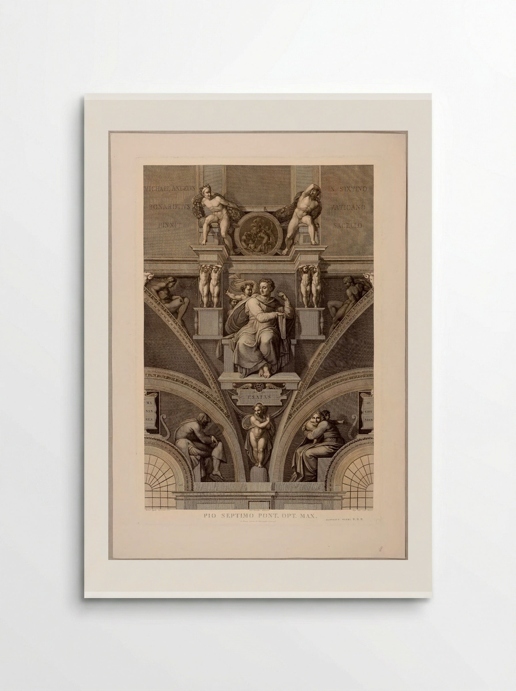 Isaiah (After Michelangelo) - Domenico Cunego - Poster