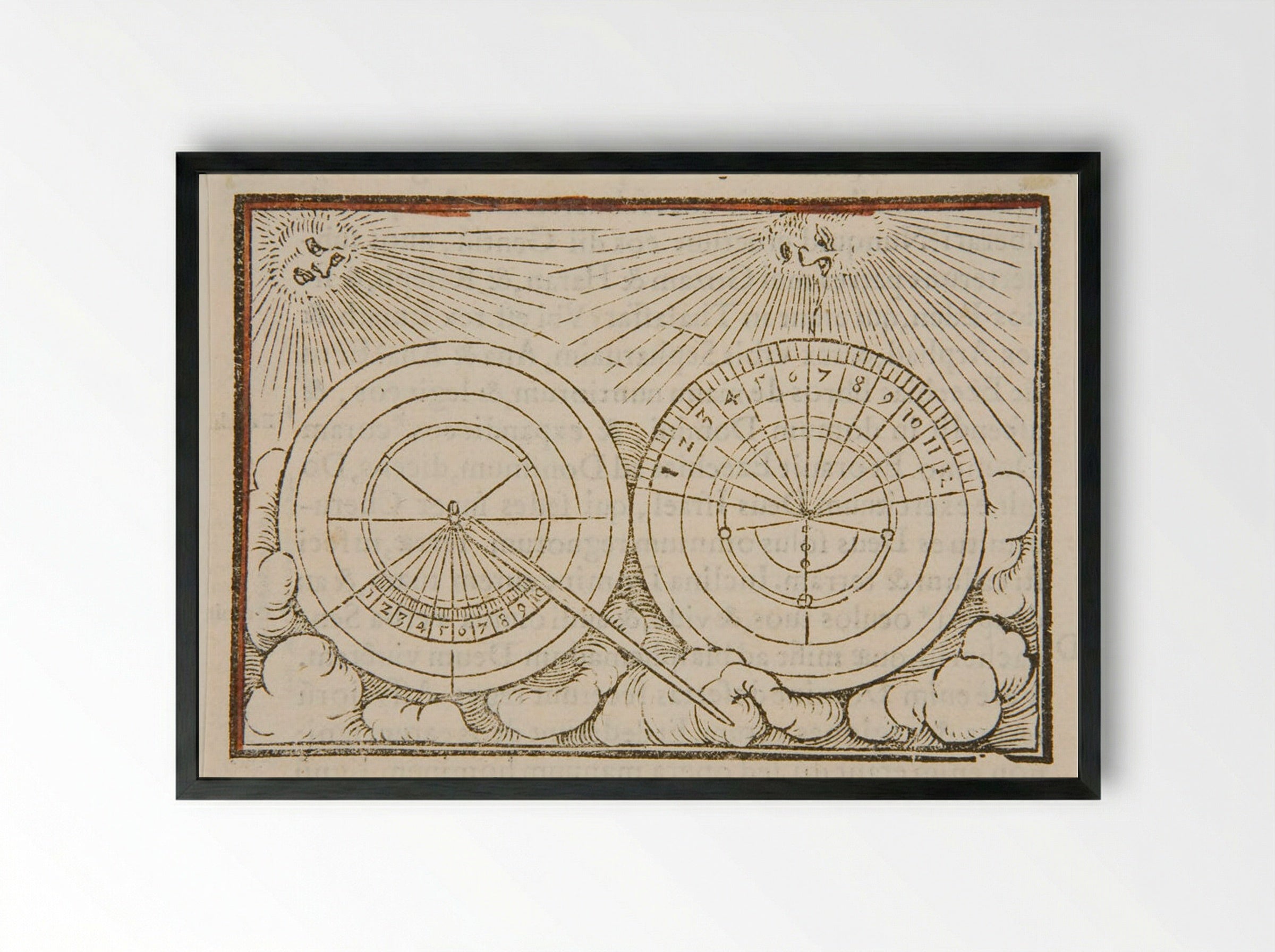 Isaiah XXXVIII - Hans Holbein the Younger - Framed Print Black
