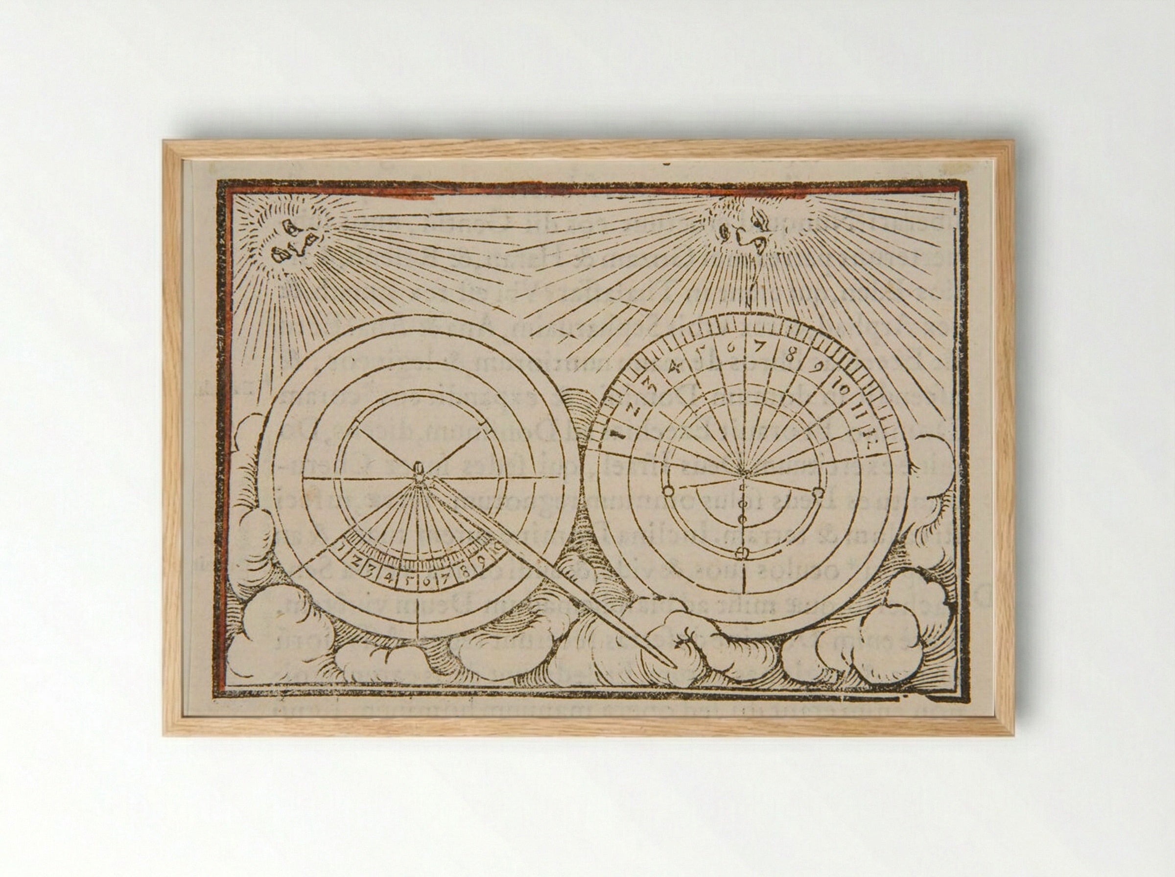 Isaiah XXXVIII - Hans Holbein the Younger - Framed Print Wood