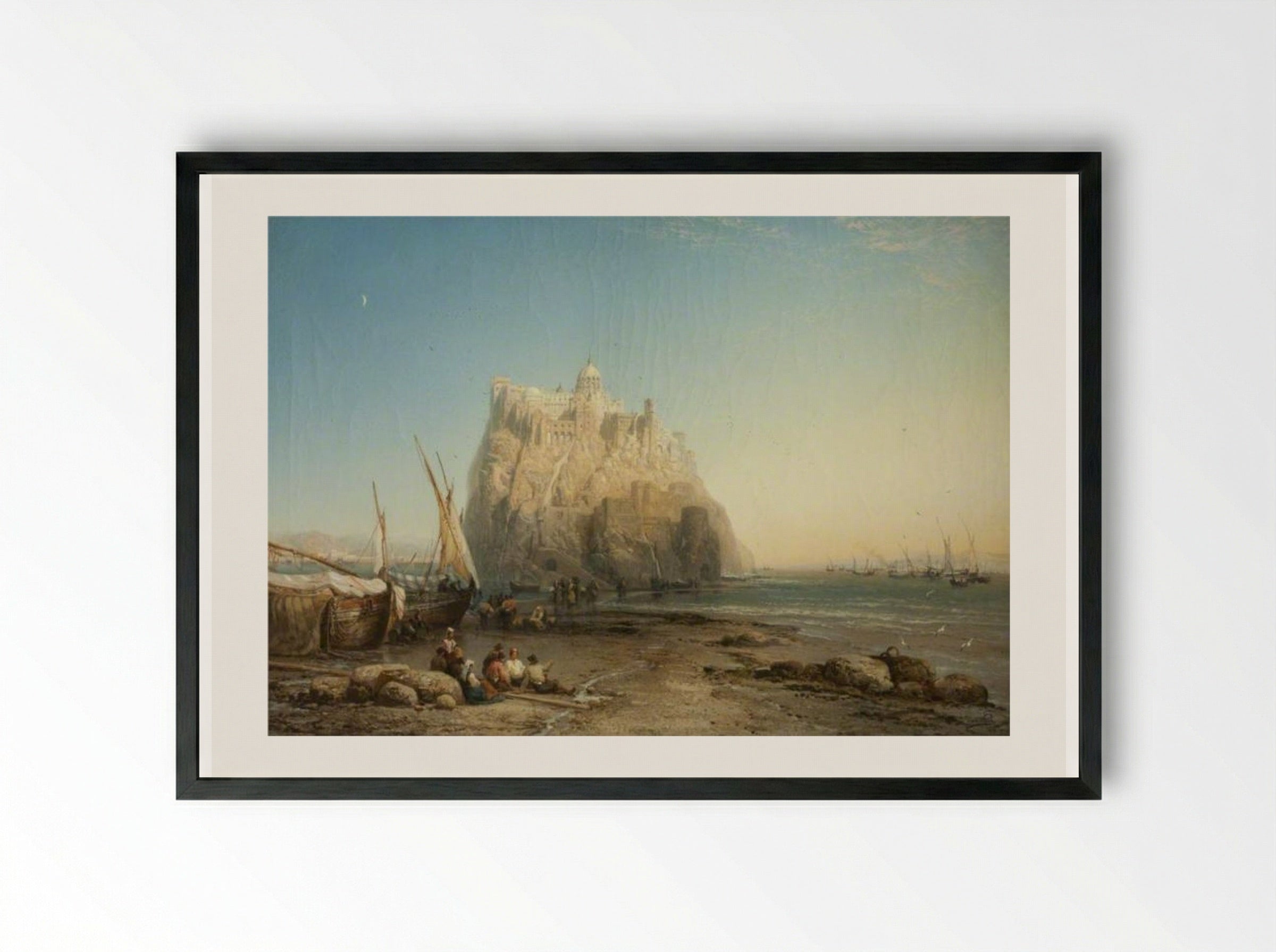 Ischia - James Webb - Framed Print Black
