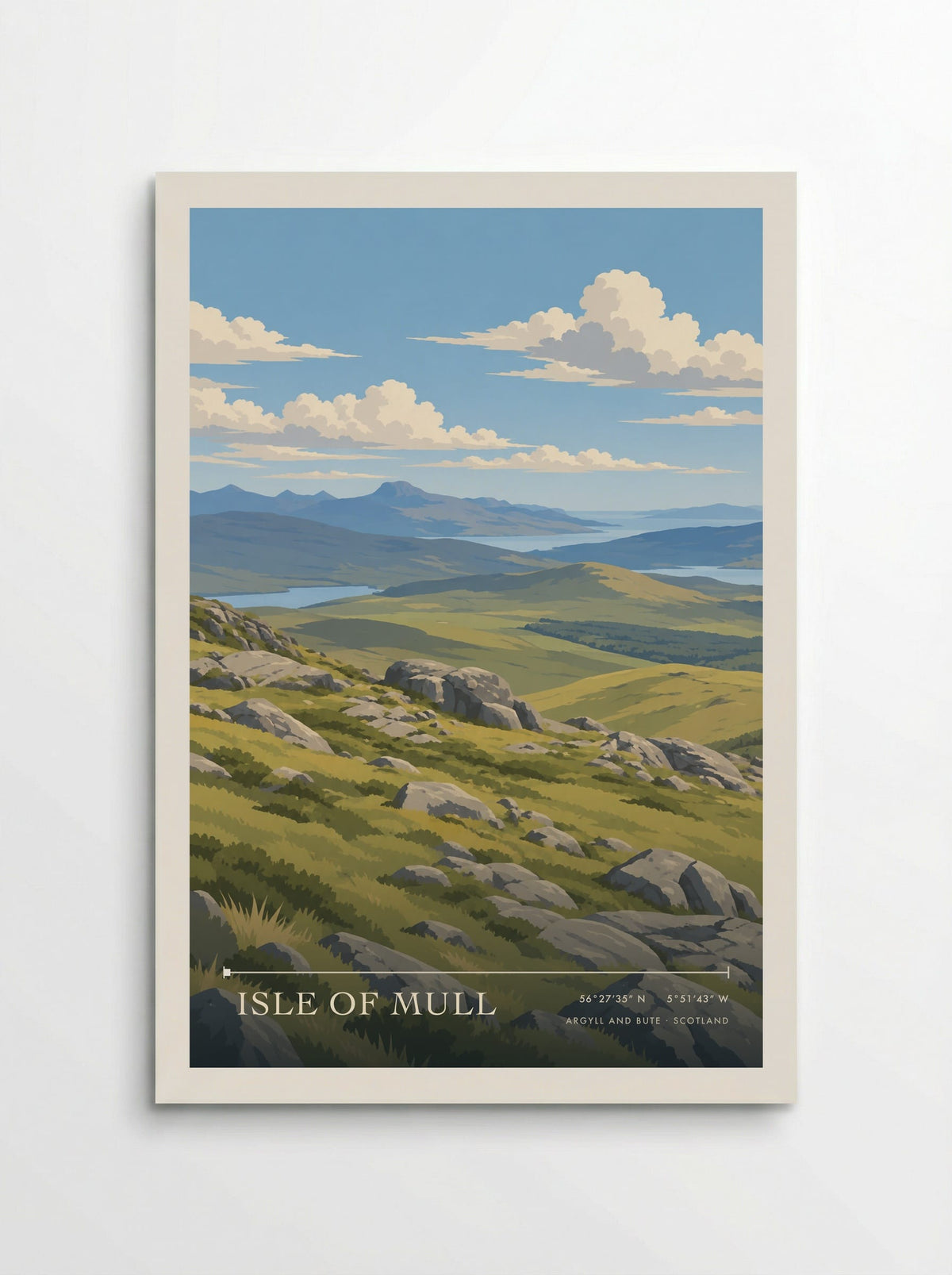 Isle Of Mull, Argyll and Bute | Travel Poster - Poster