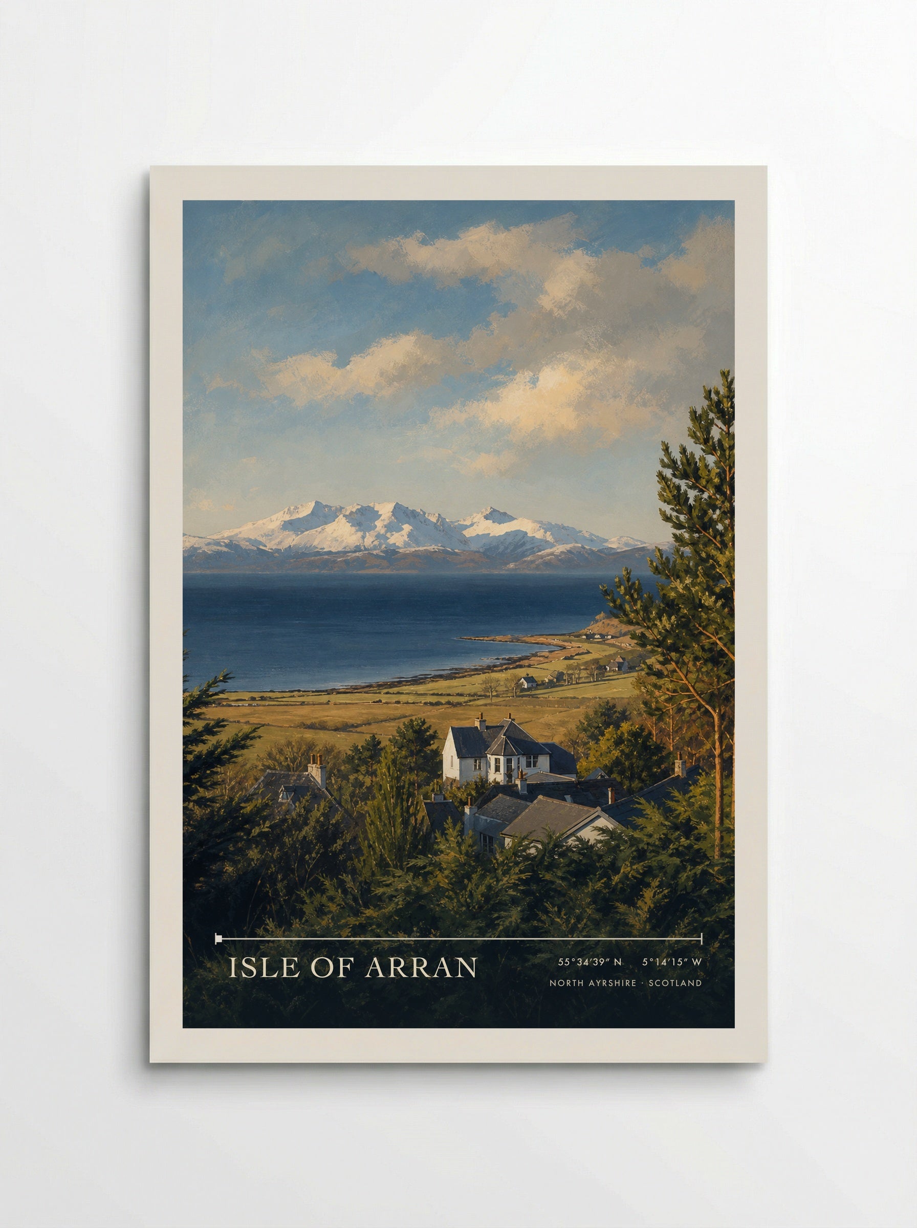 Isle of Arran North Ayrshire Scotland Travel Poster - Poster
