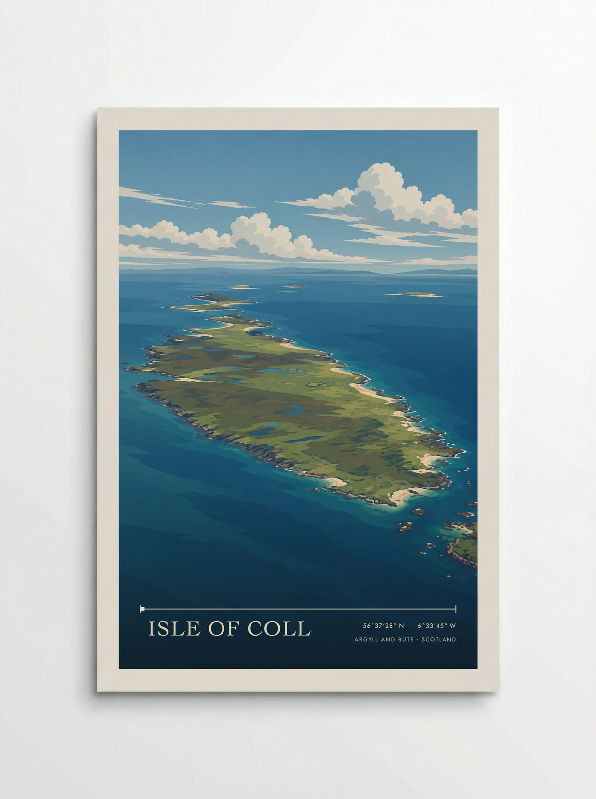 Isle of Coll, Argyll and Bute | Travel Poster - Poster