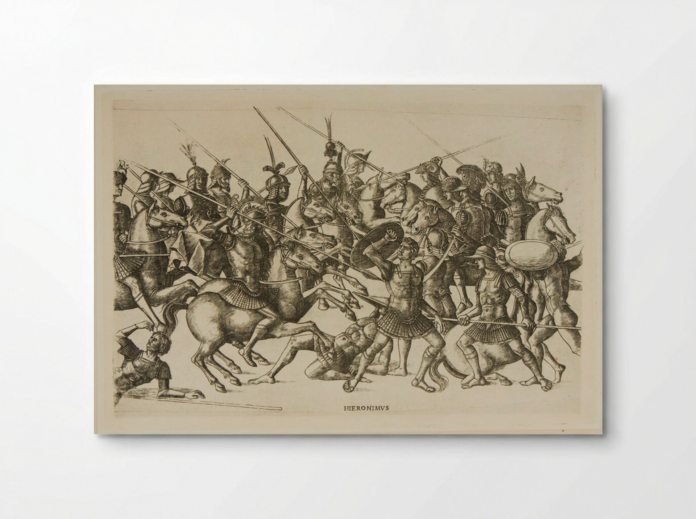 Israel and the Amalekites: the Battle - Girolamo Mocetto - Poster